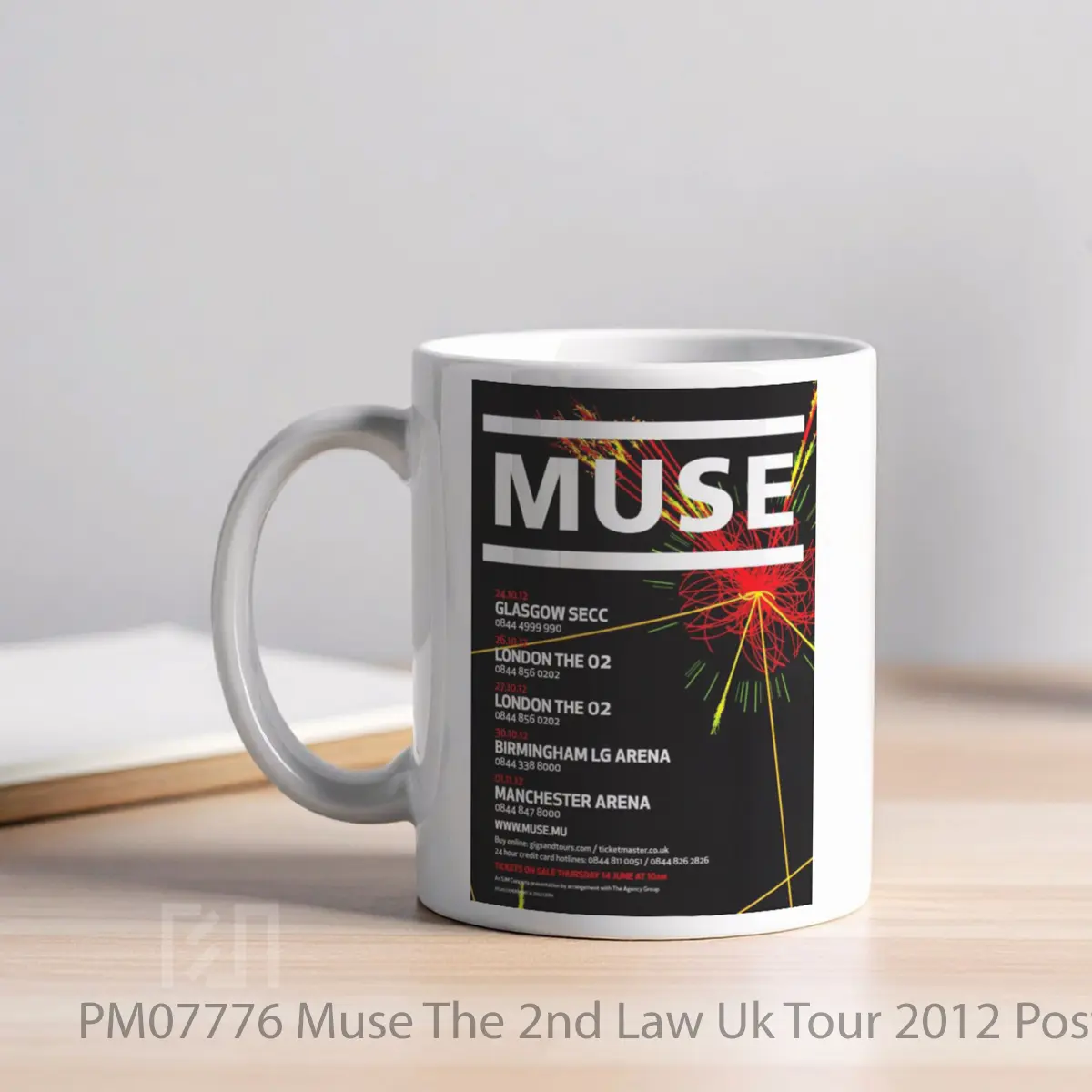 Mug Muse The 2nd Law Uk Tour 2012 MPM07776 - All-side / Desain