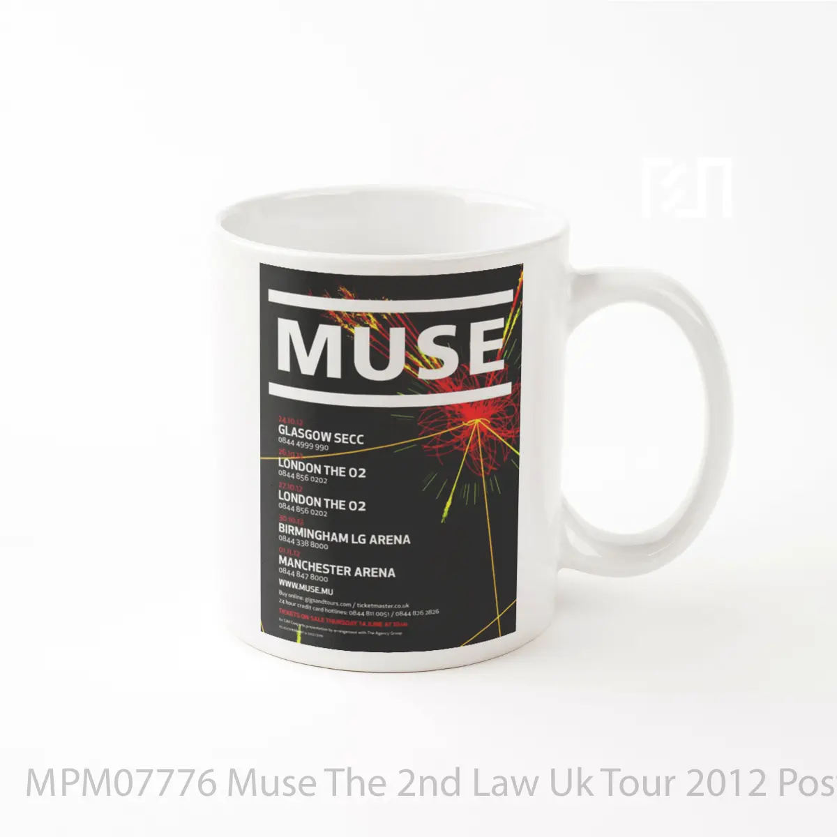 Mug Muse The 2nd Law Uk Tour 2012 MPM07776