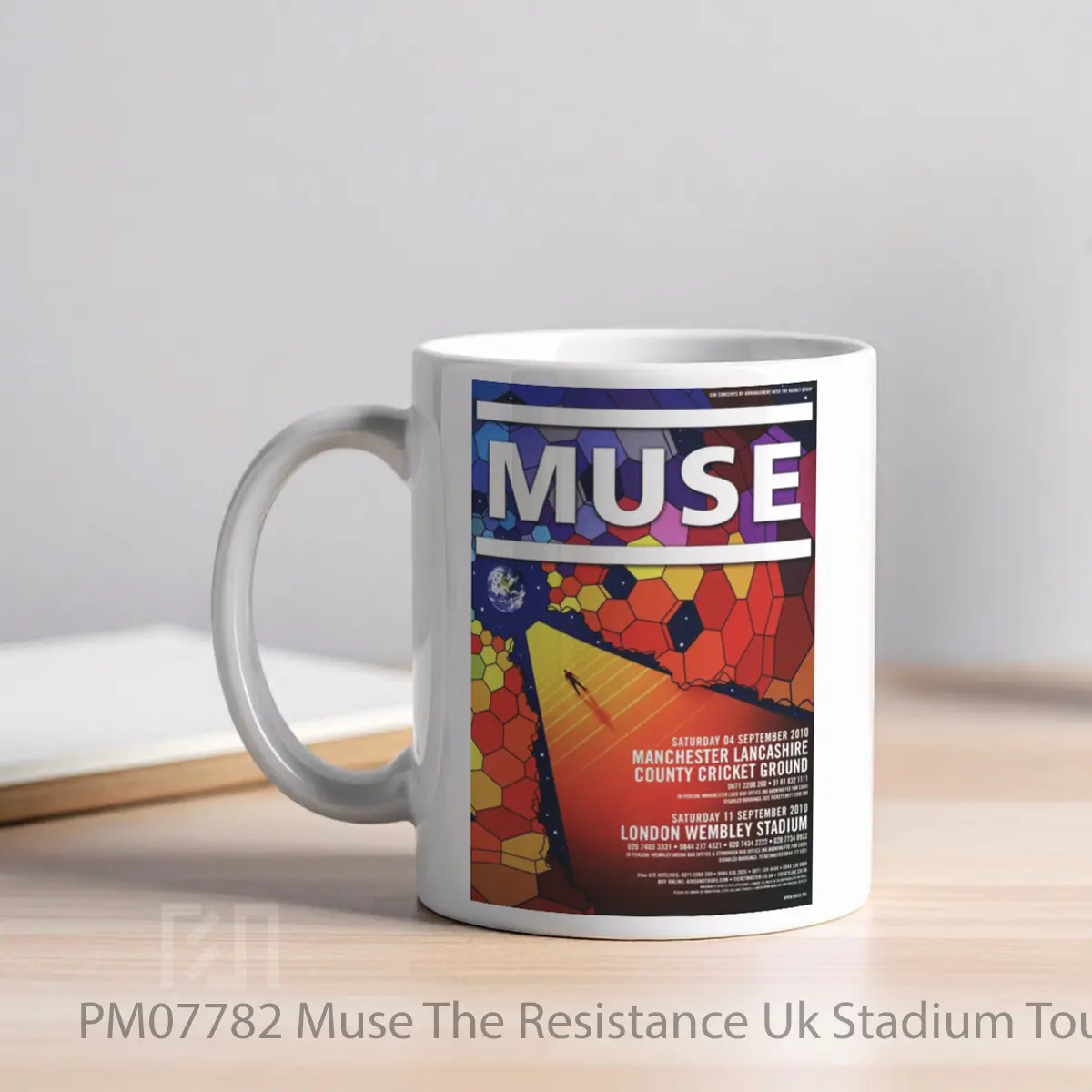 Mug Muse The Resistance Uk Stadium Tour 2010 MPM07782 - All-side / Desain