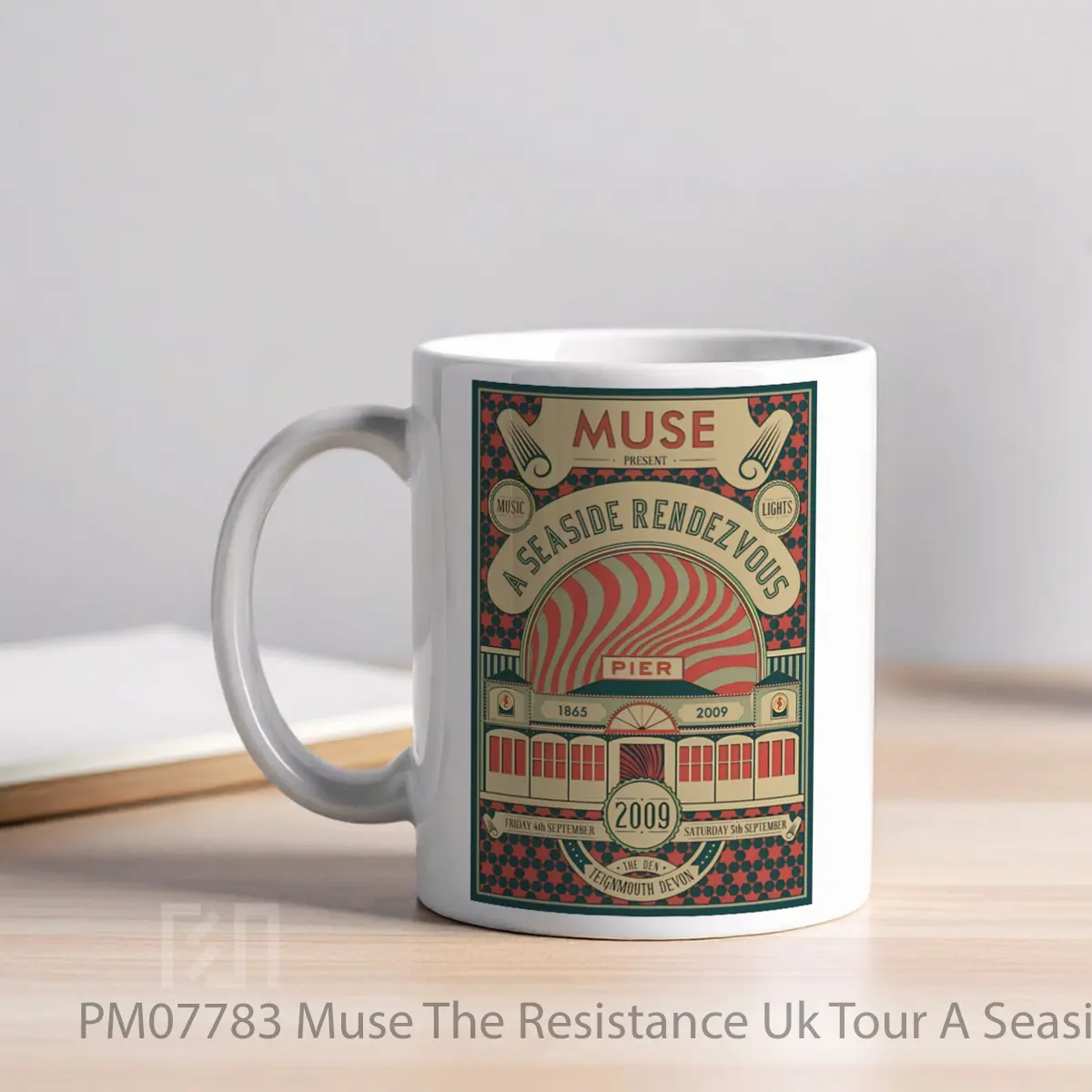 Mug Muse The Resistance Uk Tour A Seaside Rendezvous MPM07783 - All-side / Desain