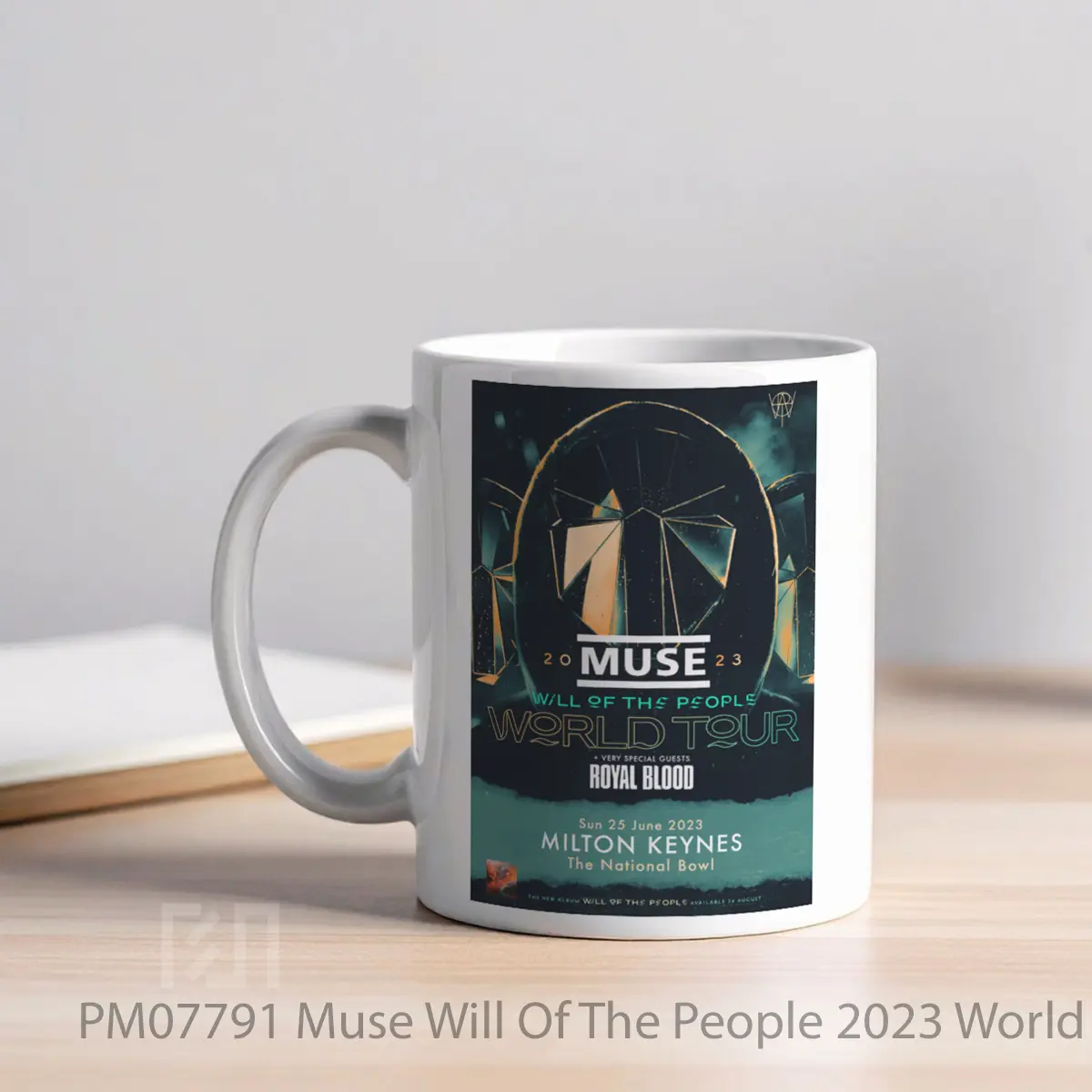 Mug Muse Will Of The People 2023 World Tour Milton Keynes MPM07791 - All-side / Desain