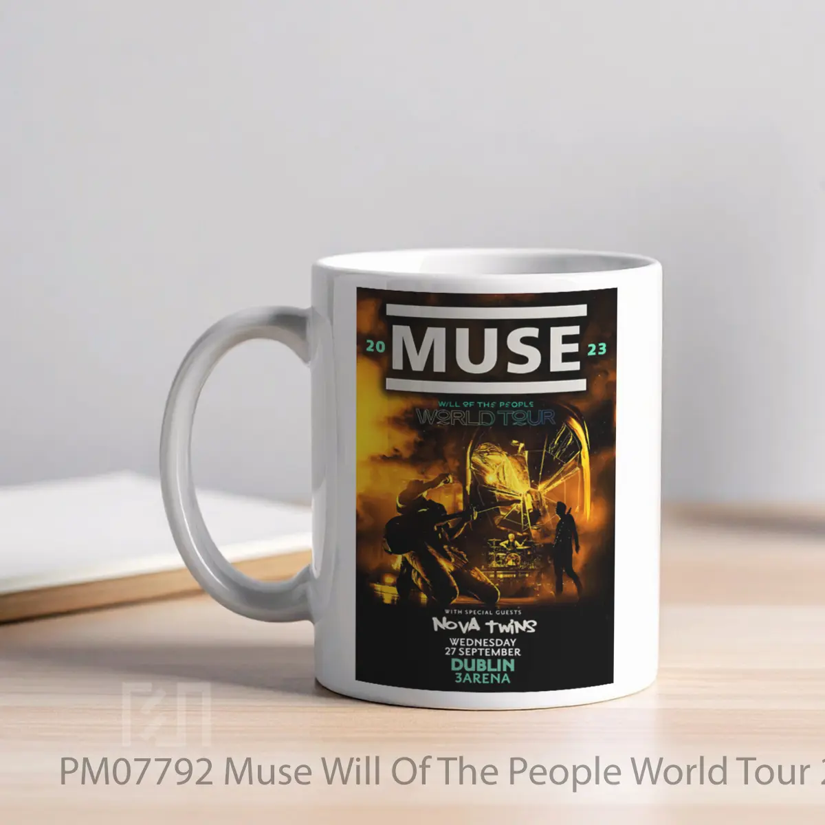 Mug Muse Will Of The People World Tour 2023 Dublin MPM07792 - All-side / Desain