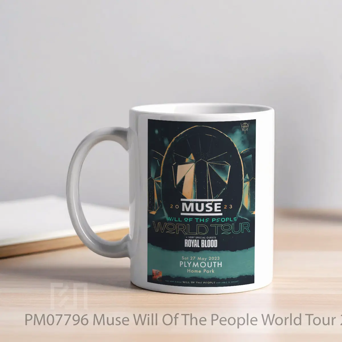 Mug Muse Will Of The People World Tour 2023 Plymouth MPM07796 - All-side / Desain