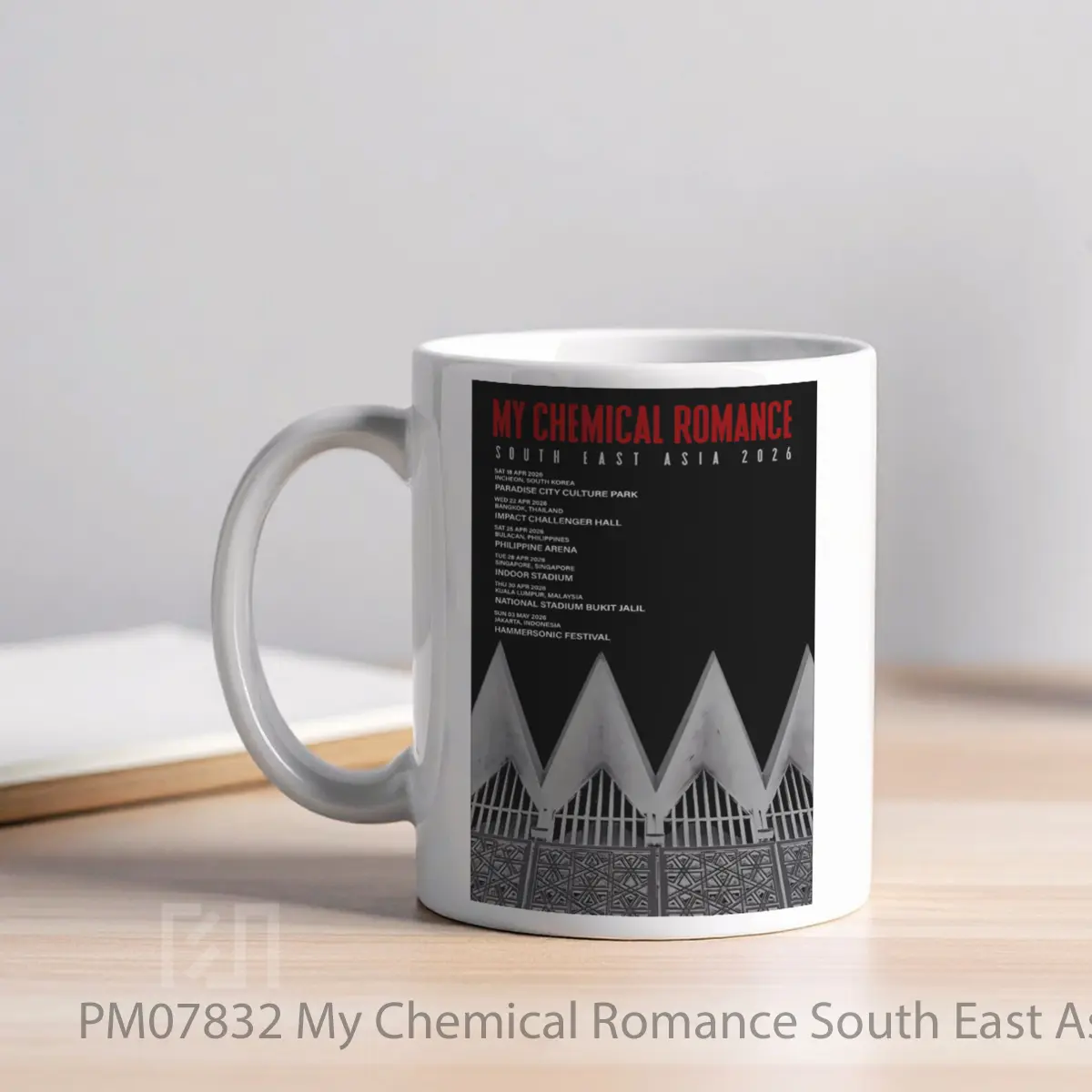 Mug My Chemical Romance South East Asia 2026 Tour Post MPM07832 - All-side / Desain