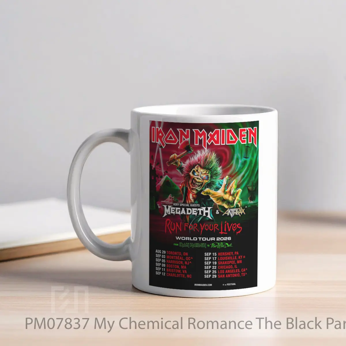 Mug My Chemical Romance The Black Parade 2026 Tour Liverpool MPM07837 - All-side / Desain