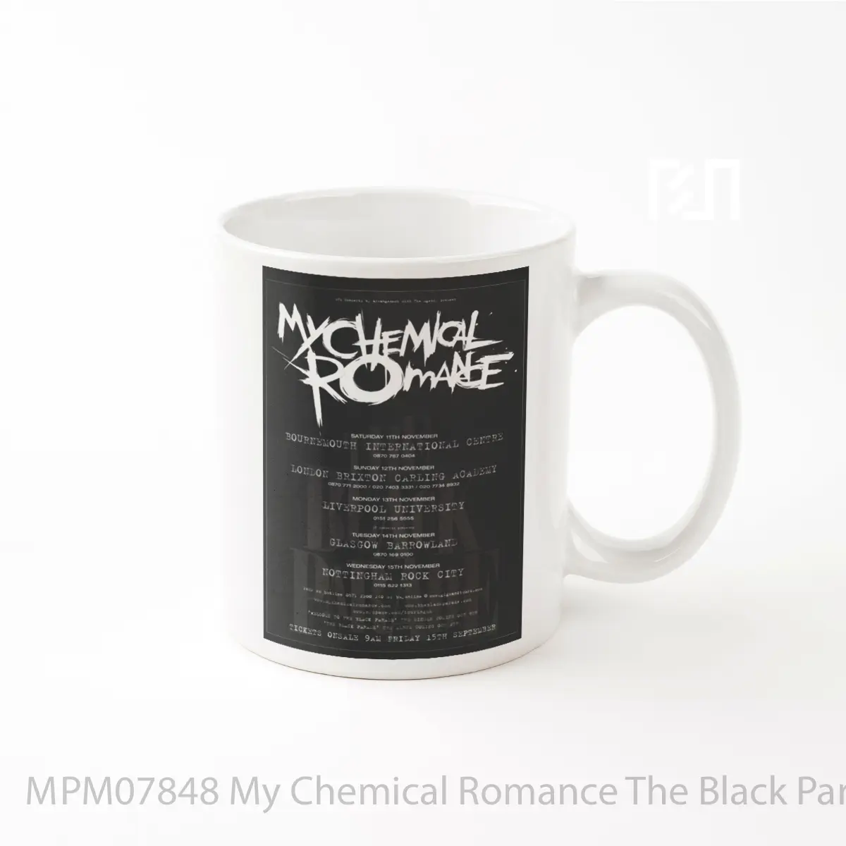 Mug My Chemical Romance The Black Parade Uk Tour 2006 MPM07848