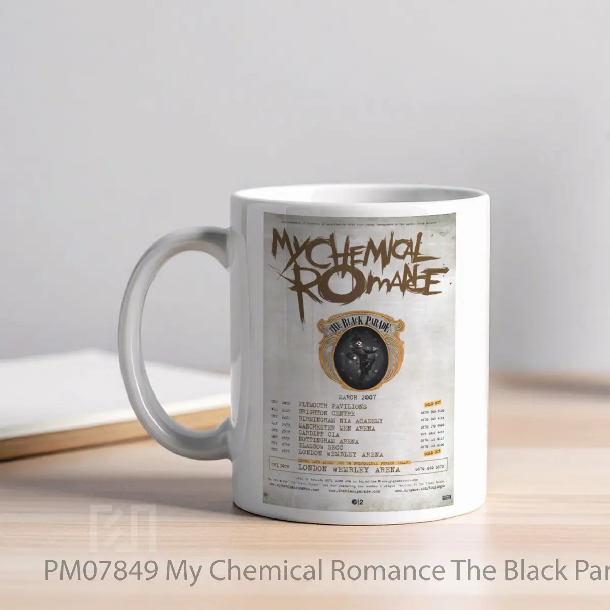 Mug My Chemical Romance The Black Parade Uk Tour 2007 MPM07849 - All-side / Desain