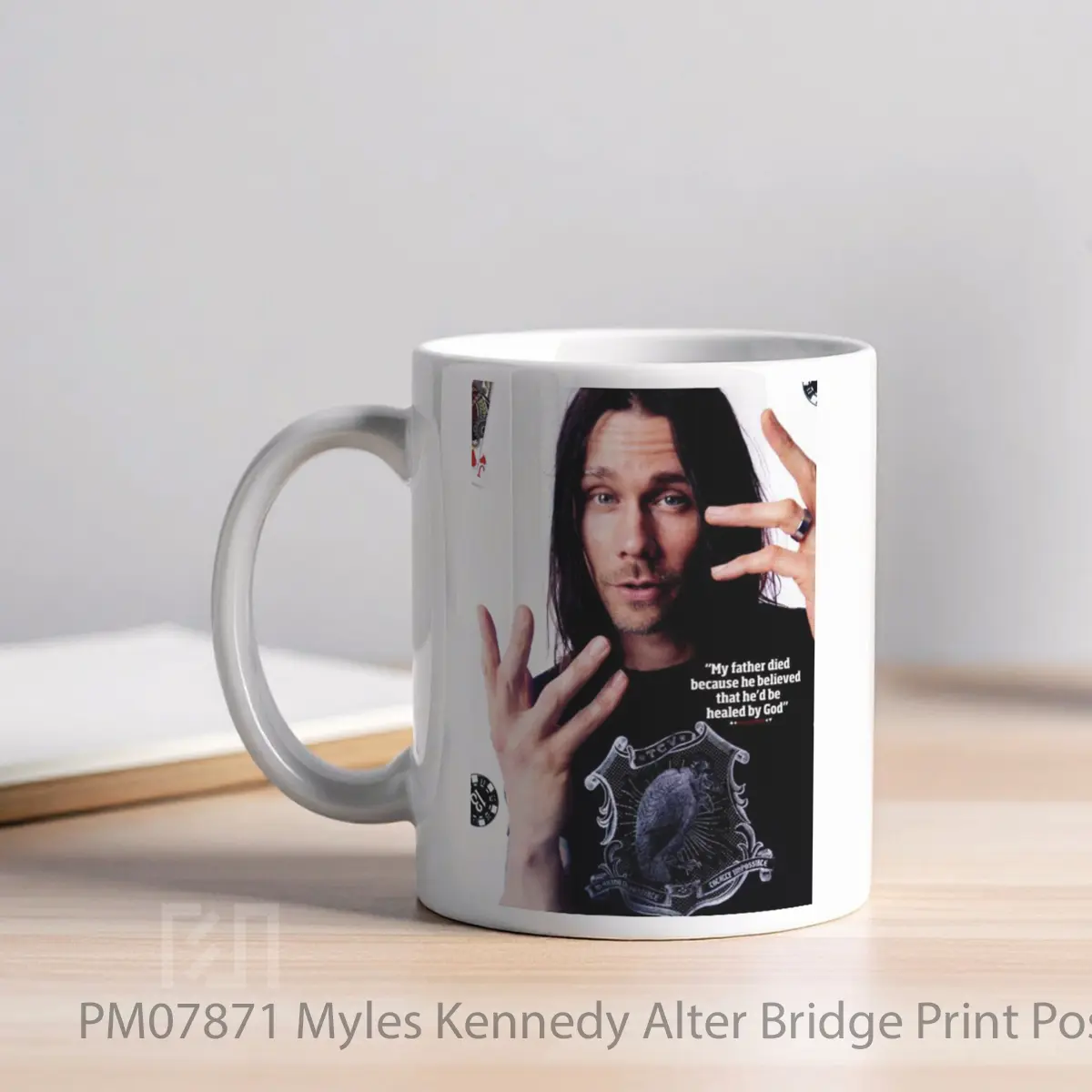 Mug Myles Kennedy Alter Bridge Print MPM07871 - All-side / Desain