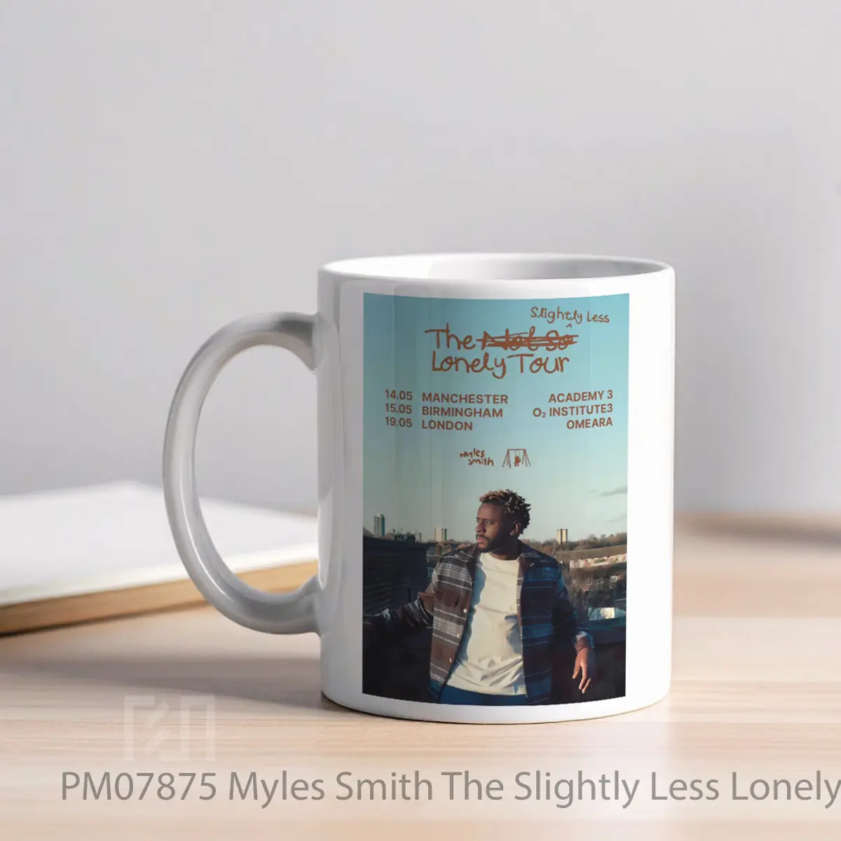 Mug Myles Smith The Slightly Less Lonely 2024 Tour MPM07875 - All-side / Desain