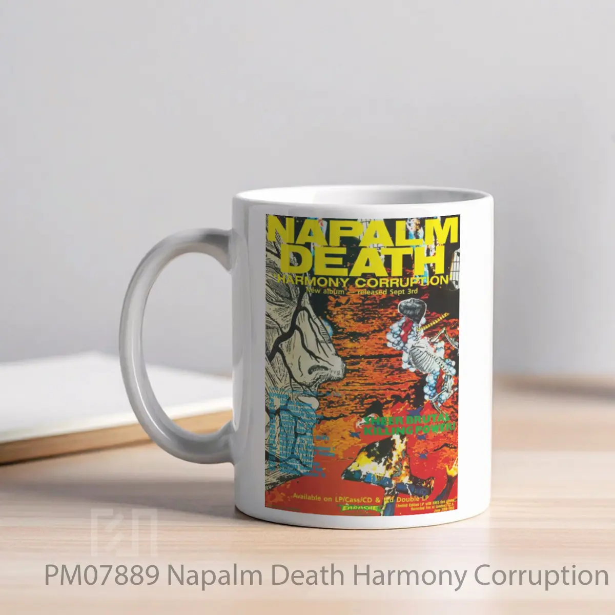 Mug Napalm Death Harmony Corruption Print MPM07889 - All-side / Desain