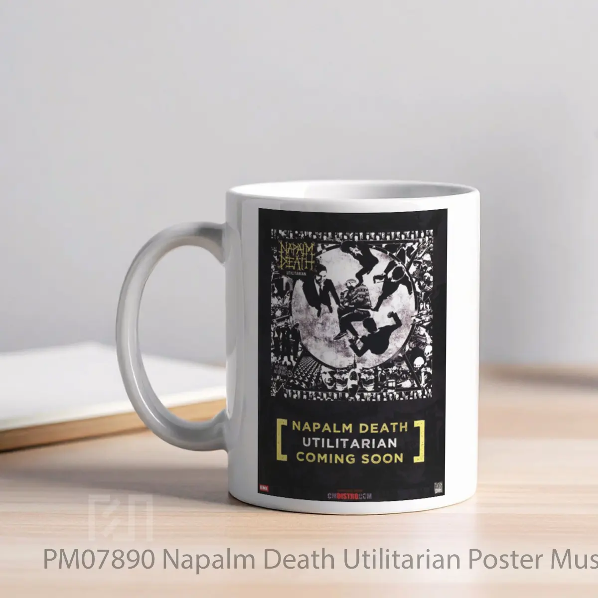 Mug Napalm Death Utilitarian MPM07890 - All-side / Desain
