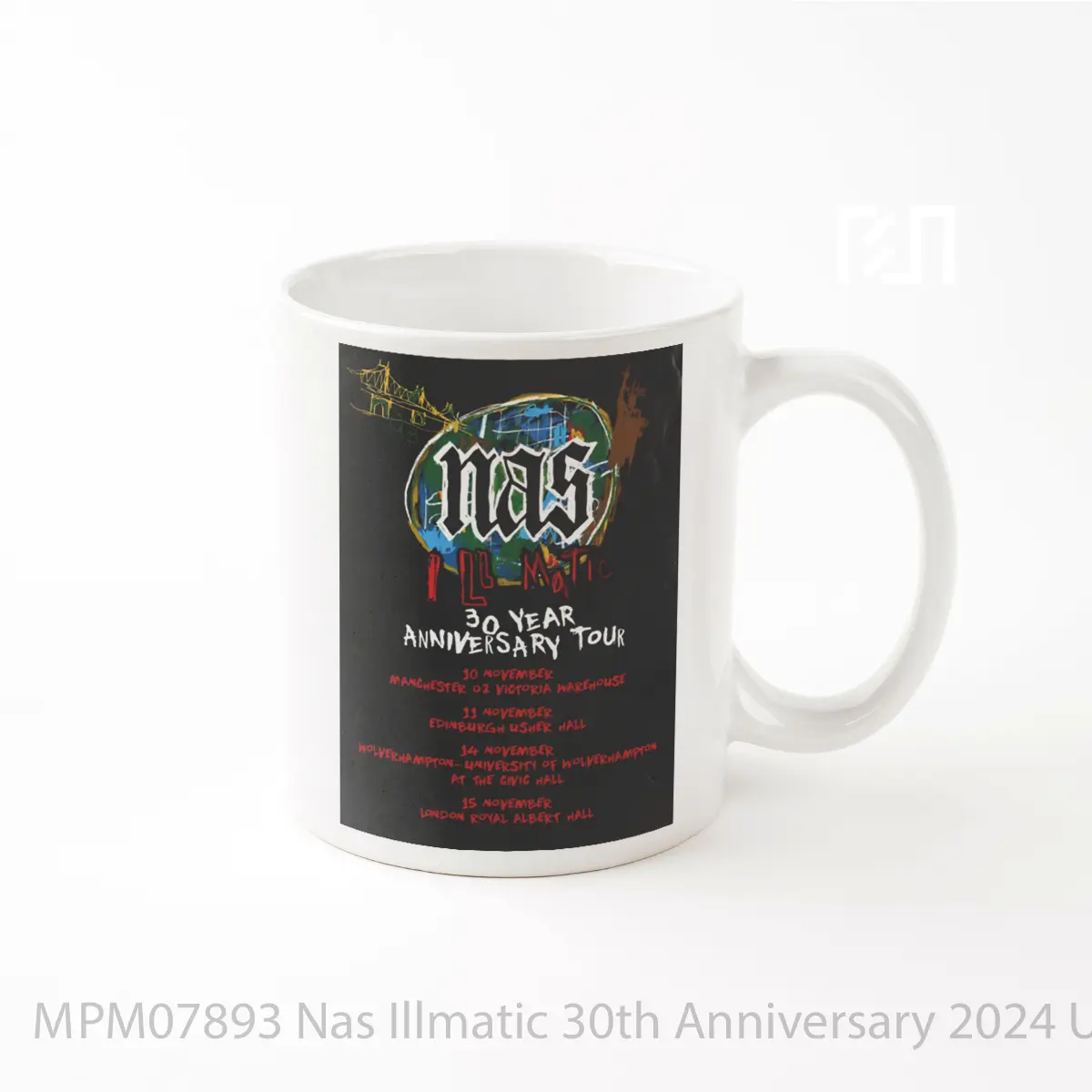 Mug Nas Illmatic 30th Anniversary 2024 Uk Tour MPM07893