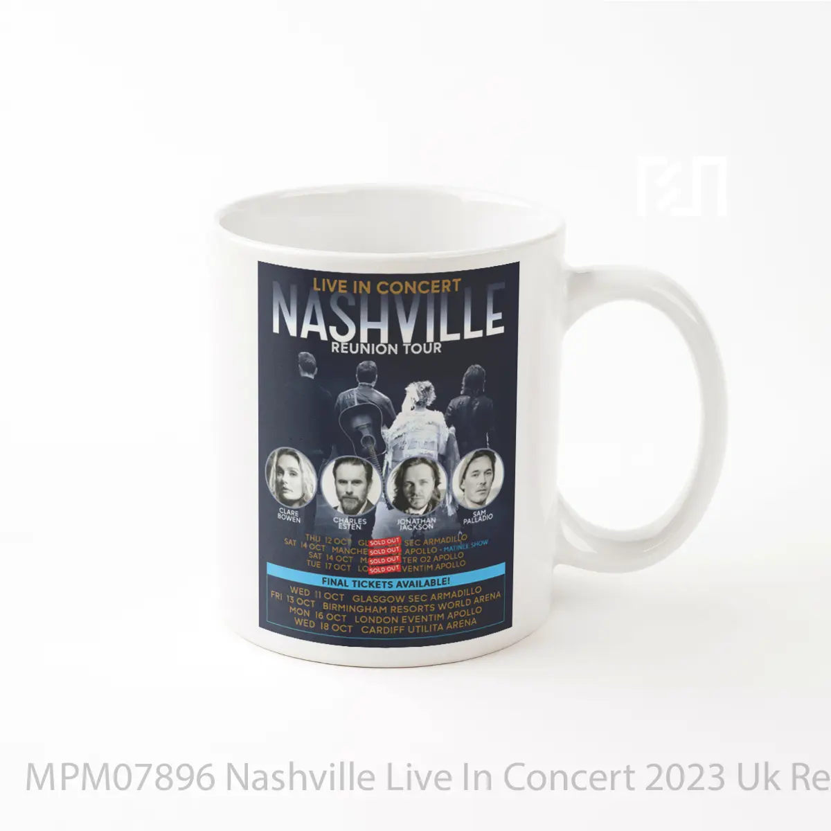 Mug Nashville Live In Concert 2023 Uk Reunion Tour Pos MPM07896