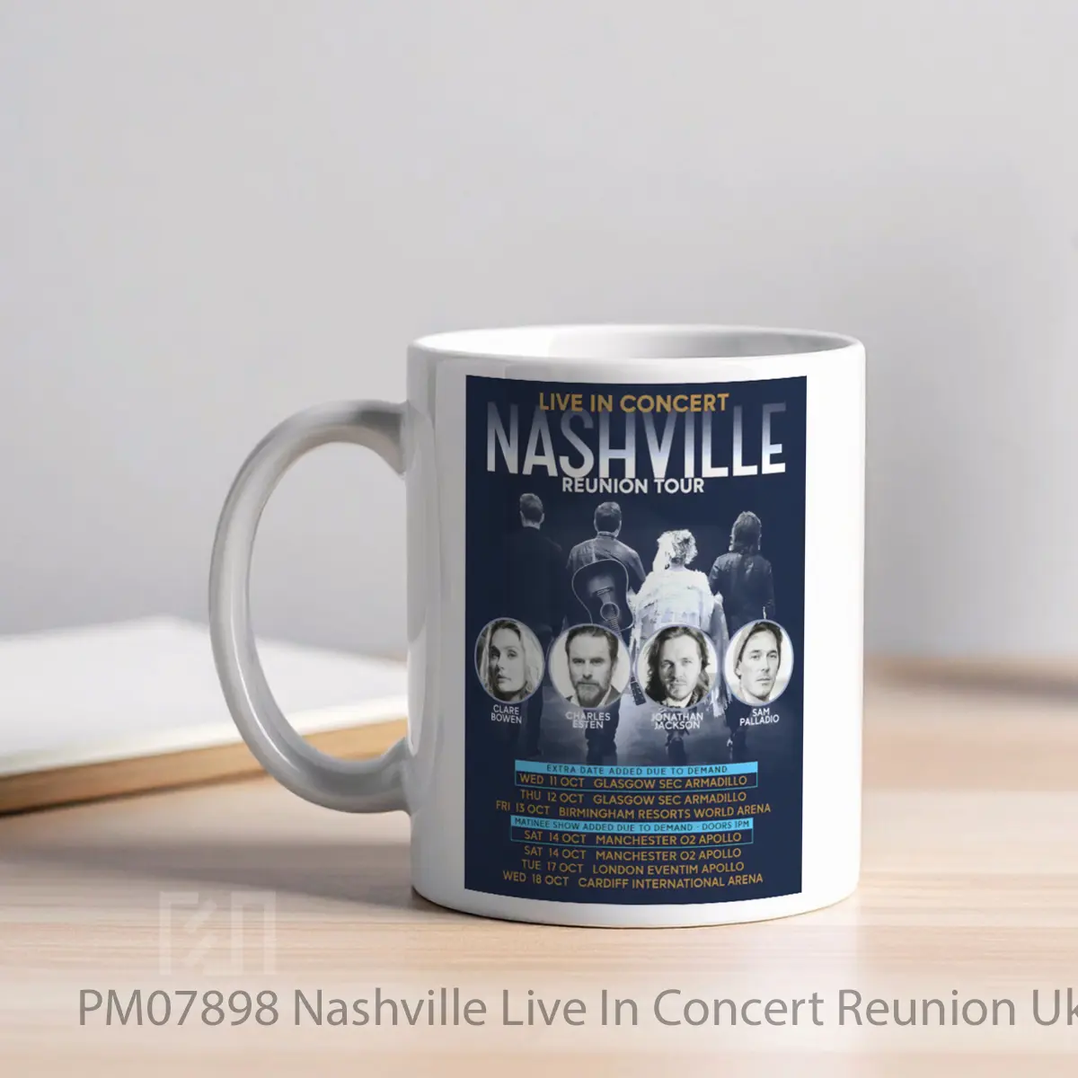 Mug Nashville Live In Concert Reunion Uk Tour 2023 MPM07898 - All-side / Desain