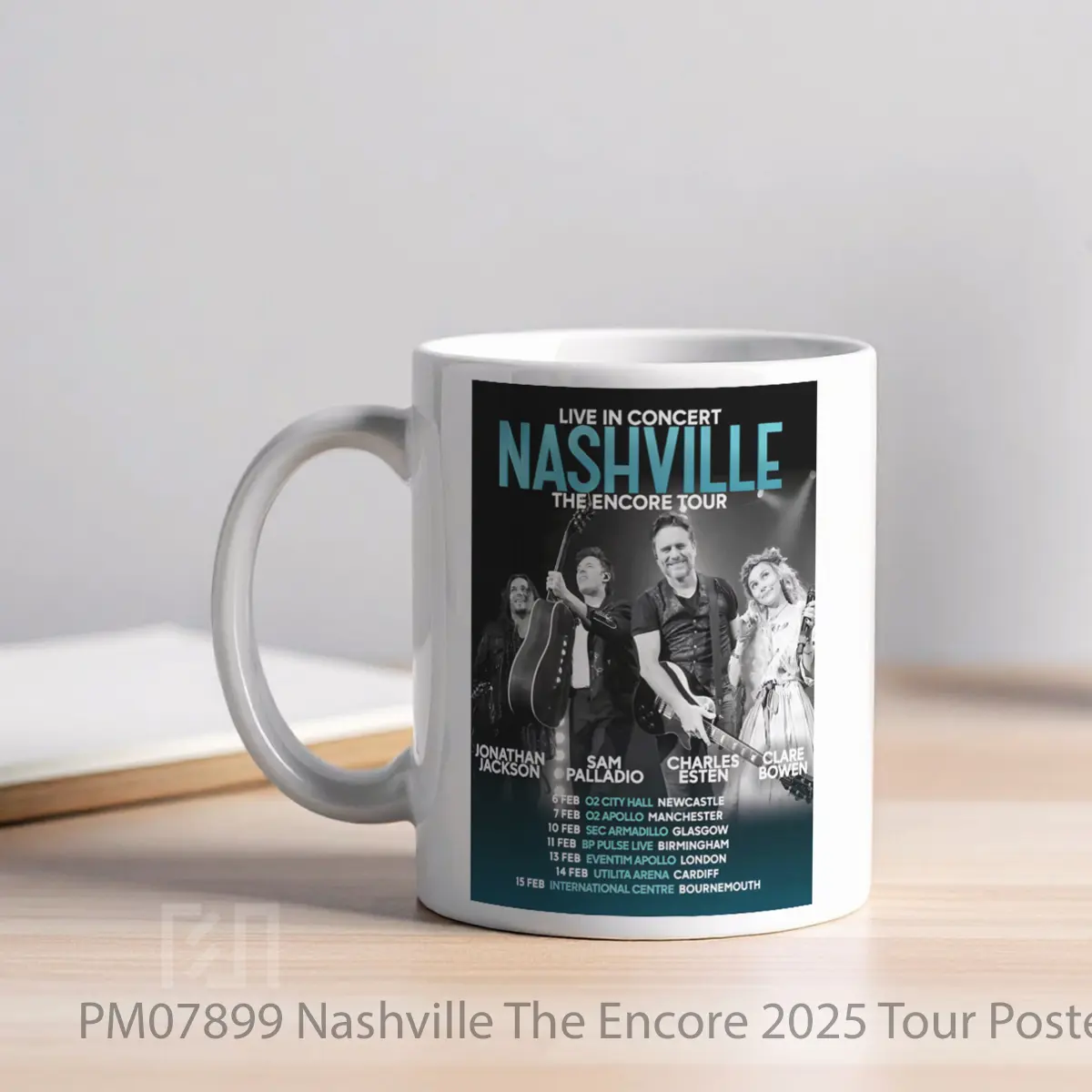 Mug Nashville The Encore 2025 Tour MPM07899 - All-side / Desain