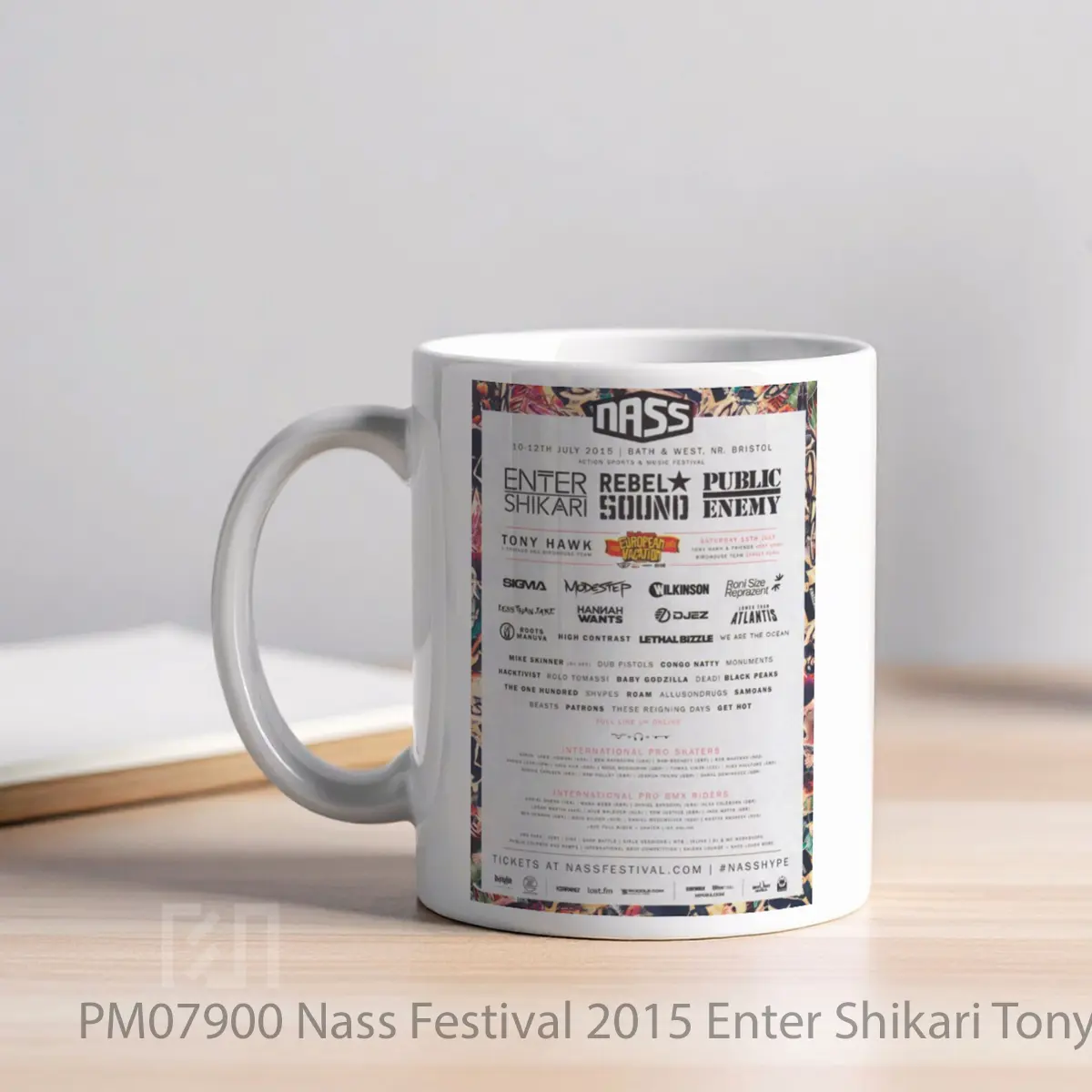 Mug Nass Festival 2015 Enter Shikari Tony Hawk MPM07900 - All-side / Desain