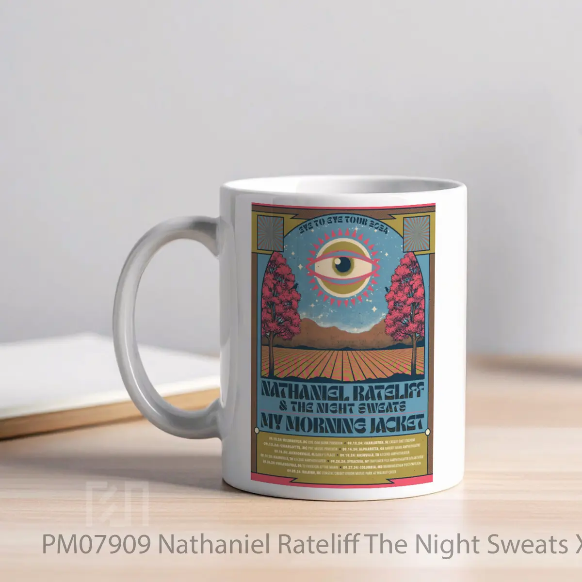 Mug Nathaniel Rateliff The Night Sweats X My Morning Jacket Eye To Eye 2024 North America Tour MPM07909 - All-side / Desain