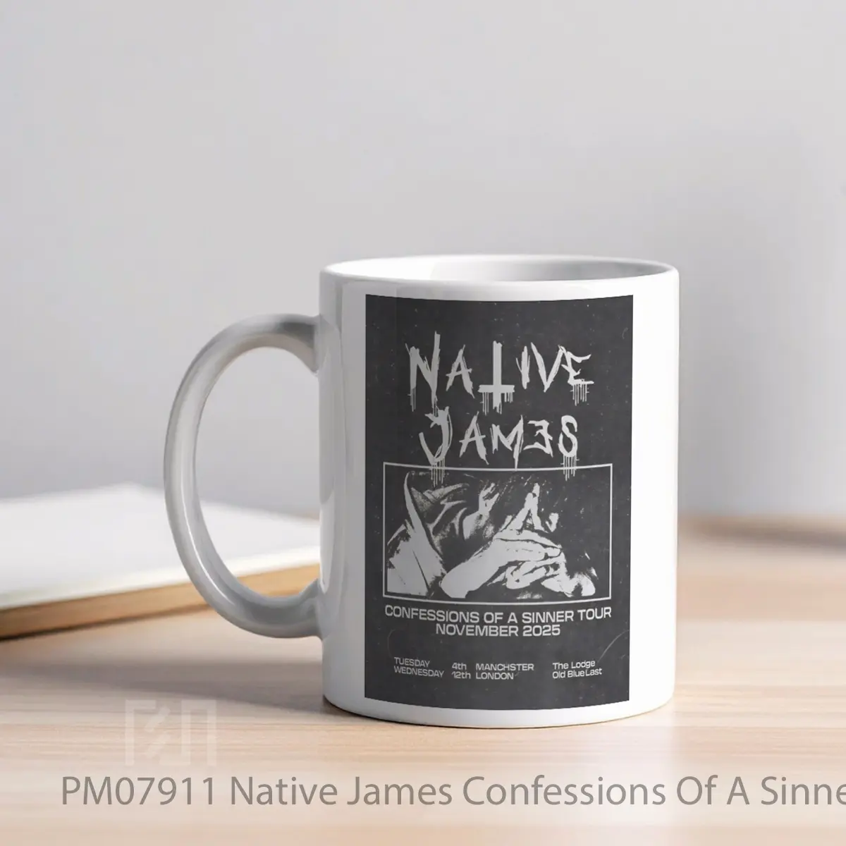 Mug Native James Confessions Of A Sinner 2025 Uk Tour MPM07911 - All-side / Desain