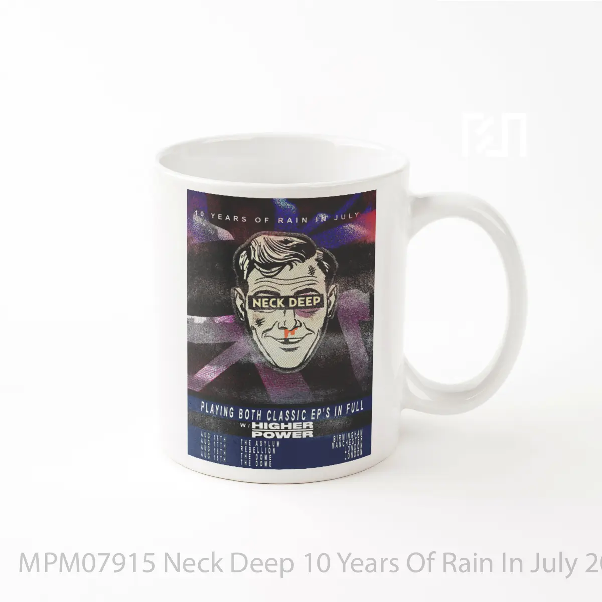 Mug Neck Deep 10 Years Of Rain In July 2023 Tour Poste MPM07915