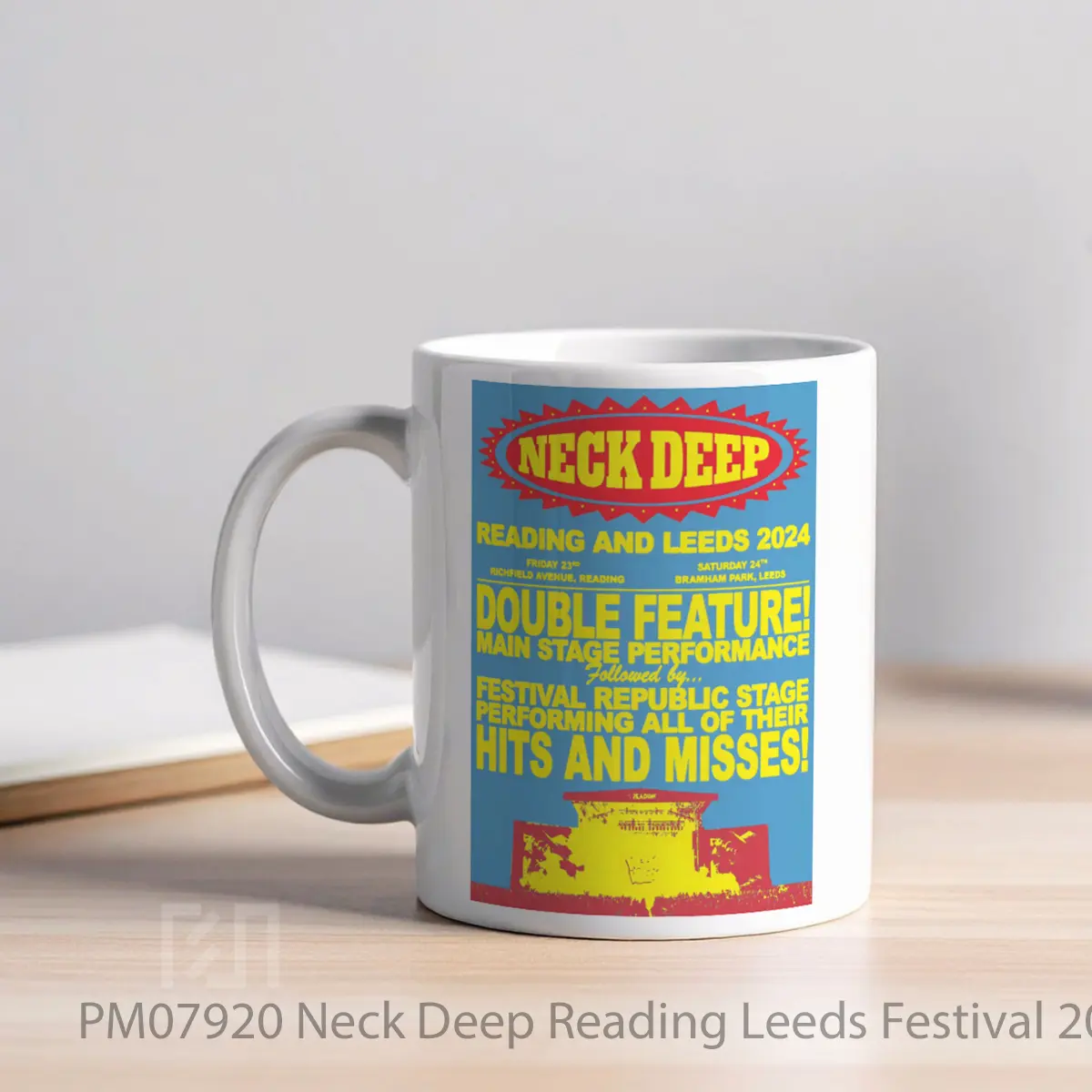 Mug Neck Deep Reading Leeds Festival 2024 MPM07920 - All-side / Desain