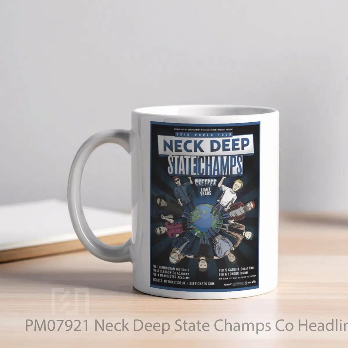 Mug Neck Deep State Champs Co Headlining 2016 World MPM07921 - All-side / Desain