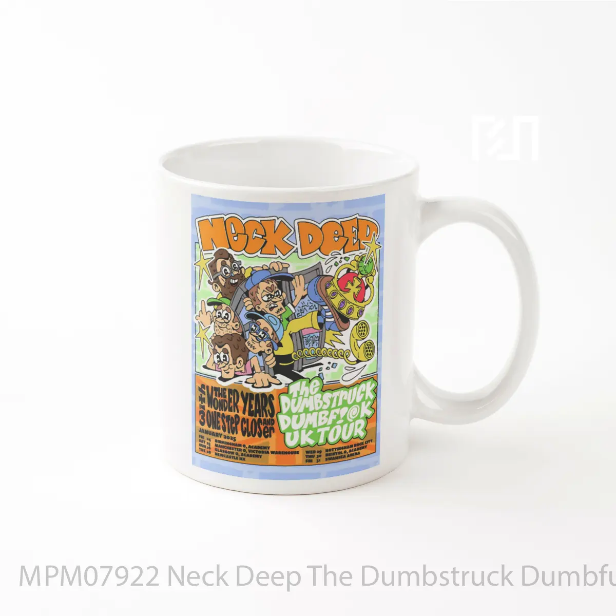 Mug Neck Deep The Dumbstruck Dumbfuck Uk Tour 2025 MPM07922