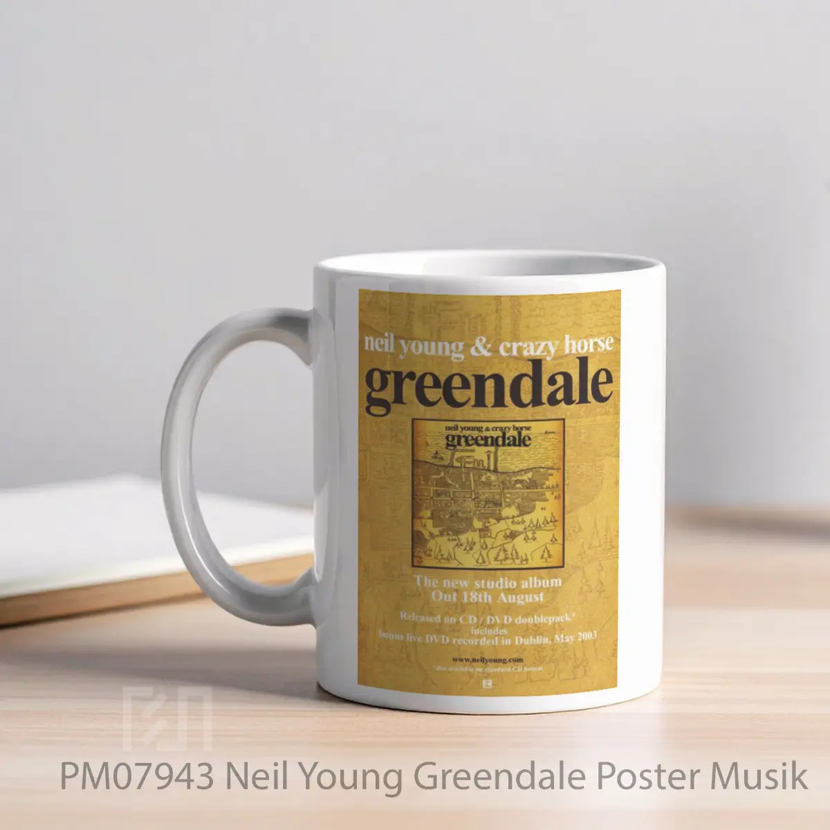 Mug Neil Young Greendale MPM07943 - All-side / Desain