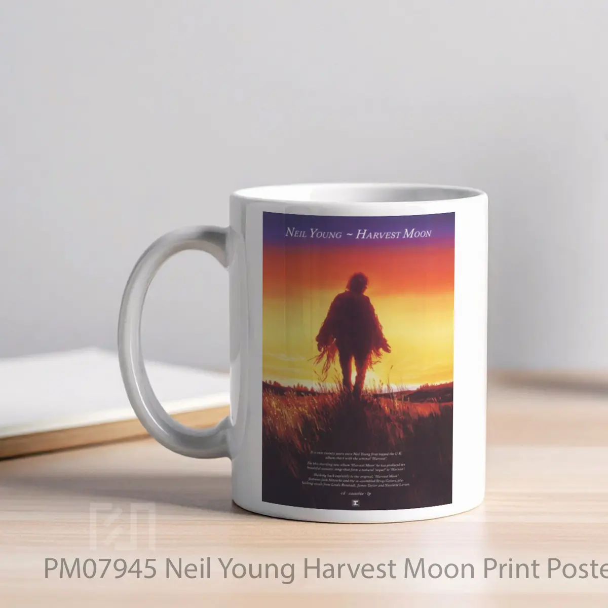 Mug Neil Young Harvest Moon Print MPM07945 - All-side / Desain