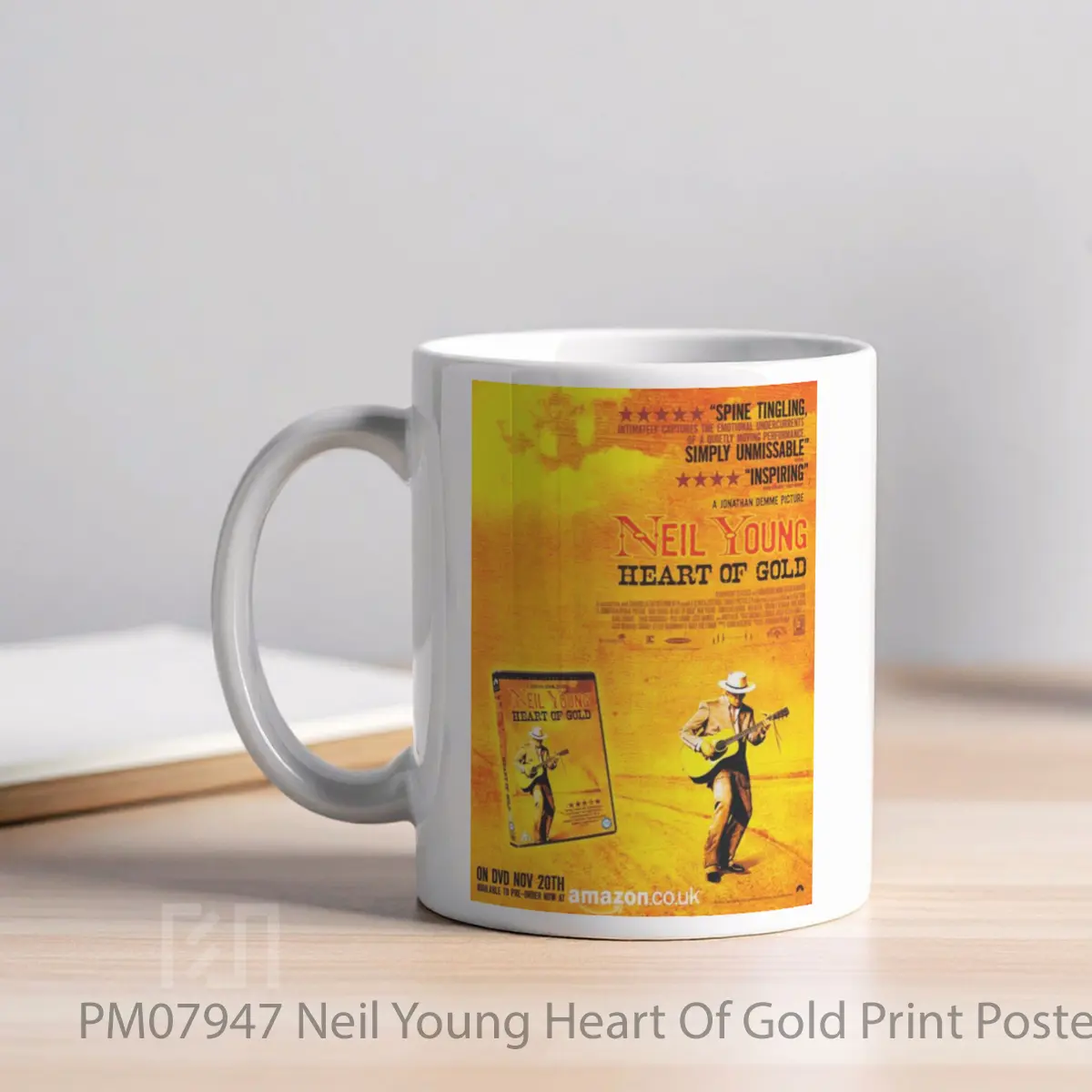 Mug Neil Young Heart Of Gold Print MPM07947 - All-side / Desain