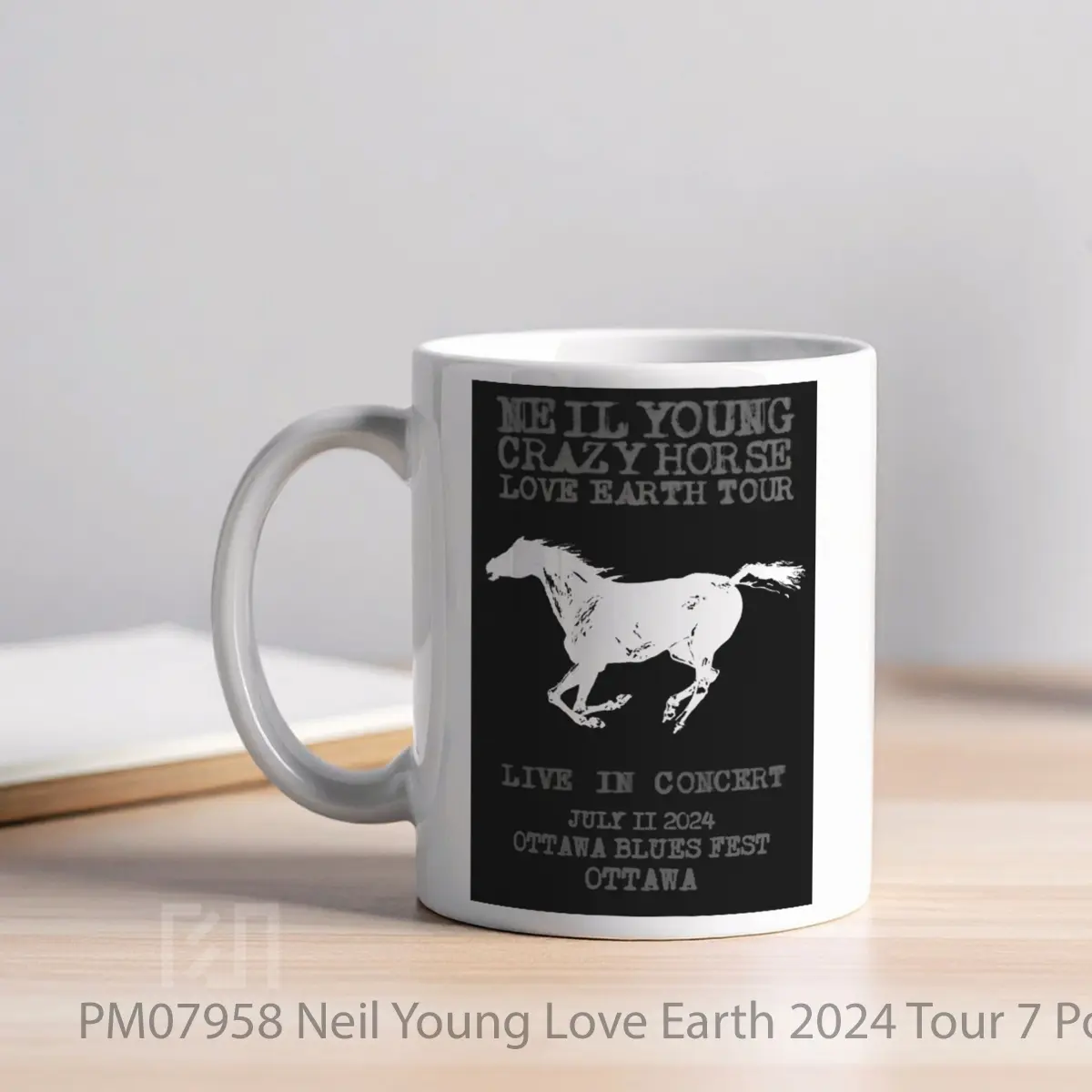 Mug Neil Young Love Earth 2024 Tour 7 MPM07958 - All-side / Desain
