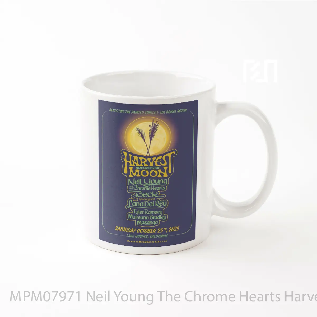 Mug Neil Young The Chrome Hearts Harvest Moon Festival 2025 Tour MPM07971