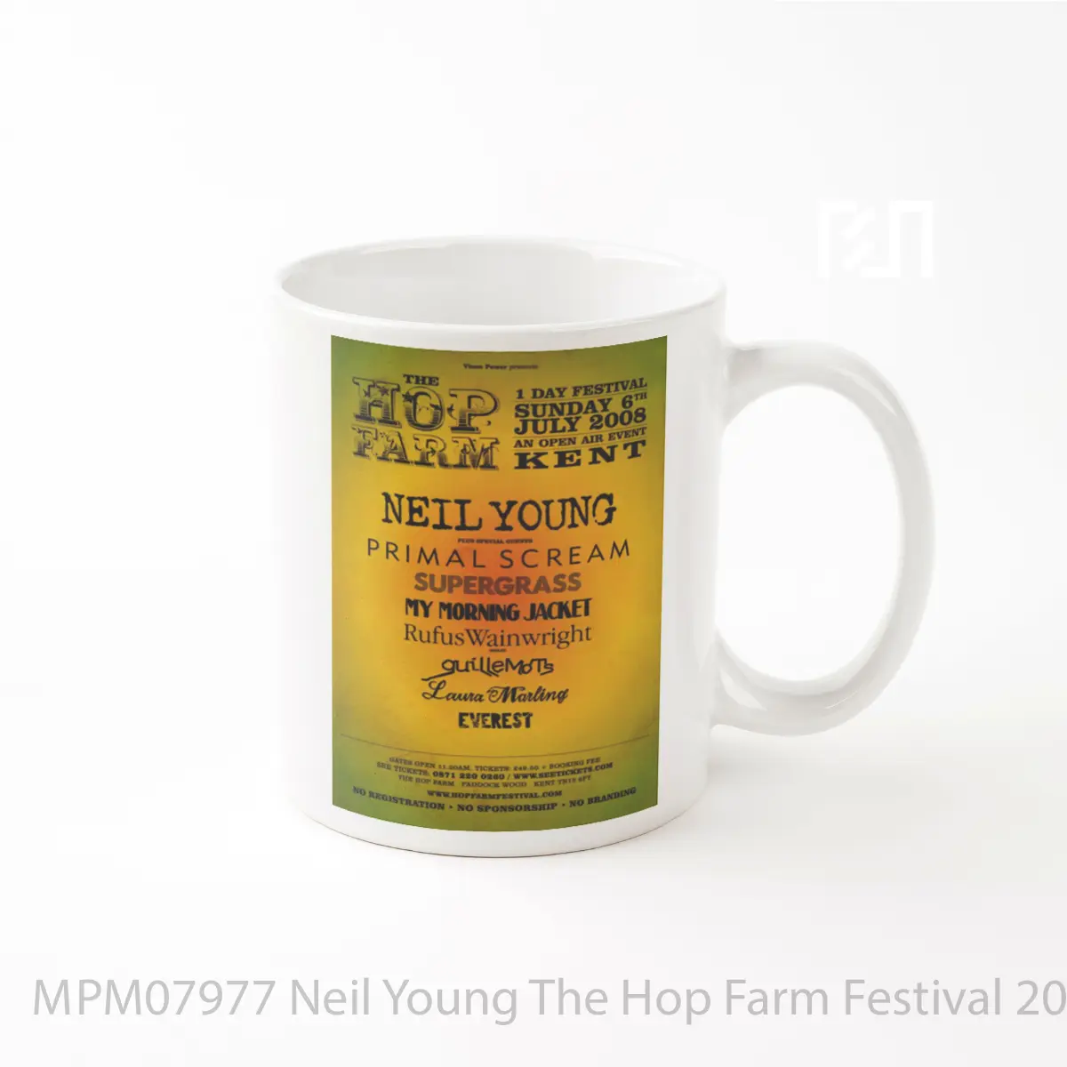 Mug Neil Young The Hop Farm Festival 2008 Print MPM07977