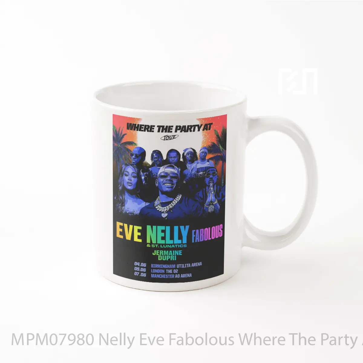 Mug Nelly Eve Fabolous Where The Party At Uk Tour 2025 MPM07980