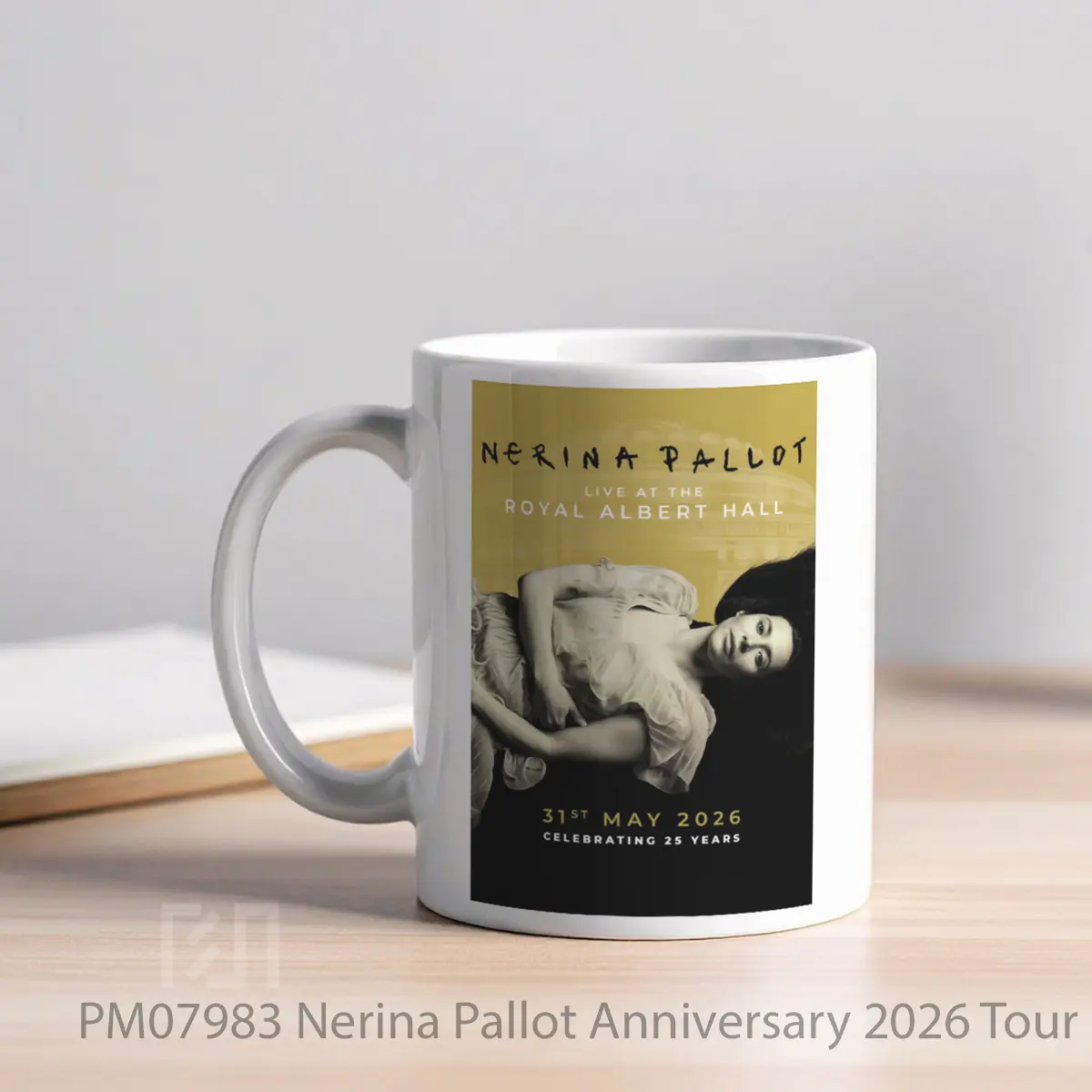 Mug Nerina Pallot Anniversary 2026 Tour London Royal Festival Hall MPM07983 - All-side / Desain