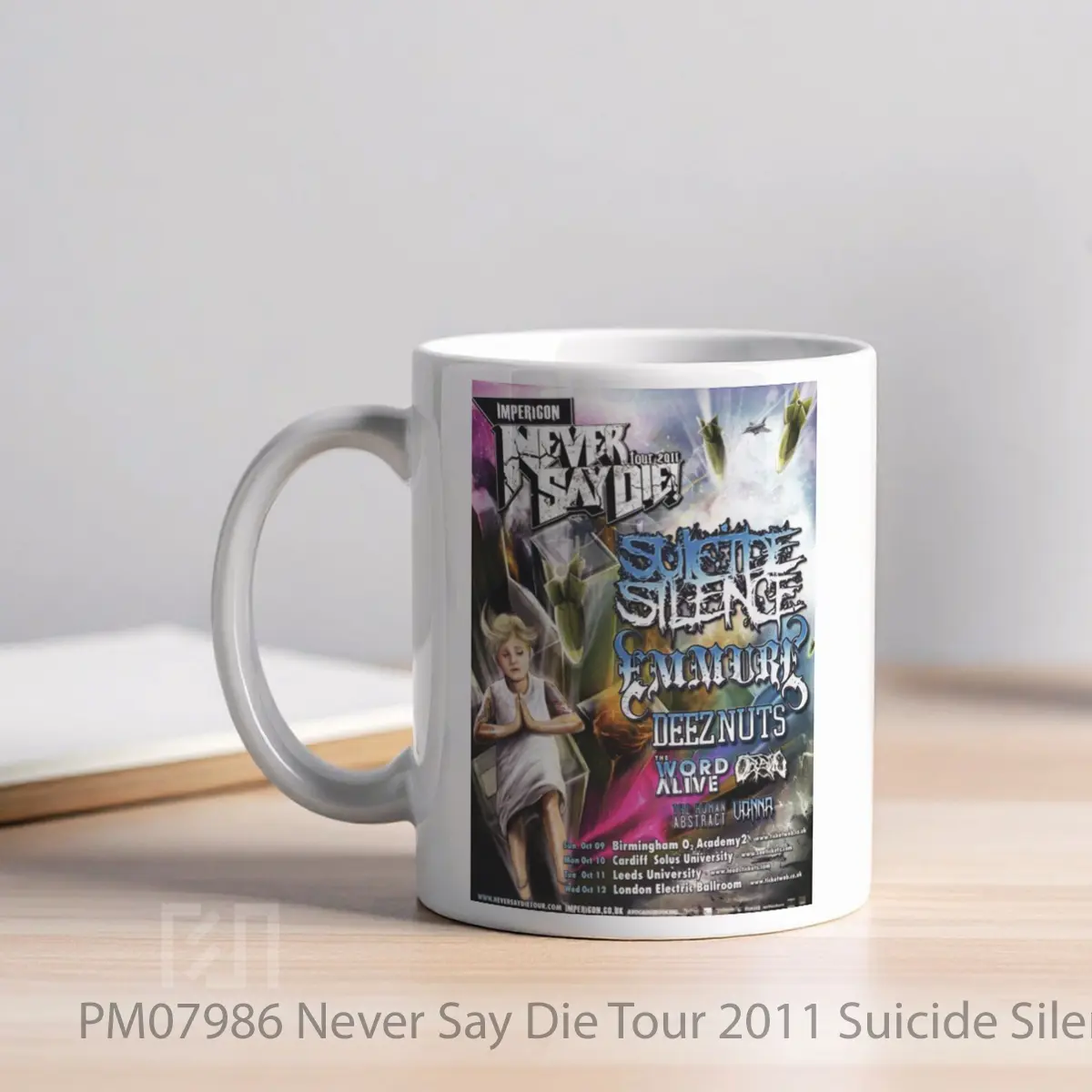 Mug Never Say Die Tour 2011 Suicide Silence MPM07986 - All-side / Desain