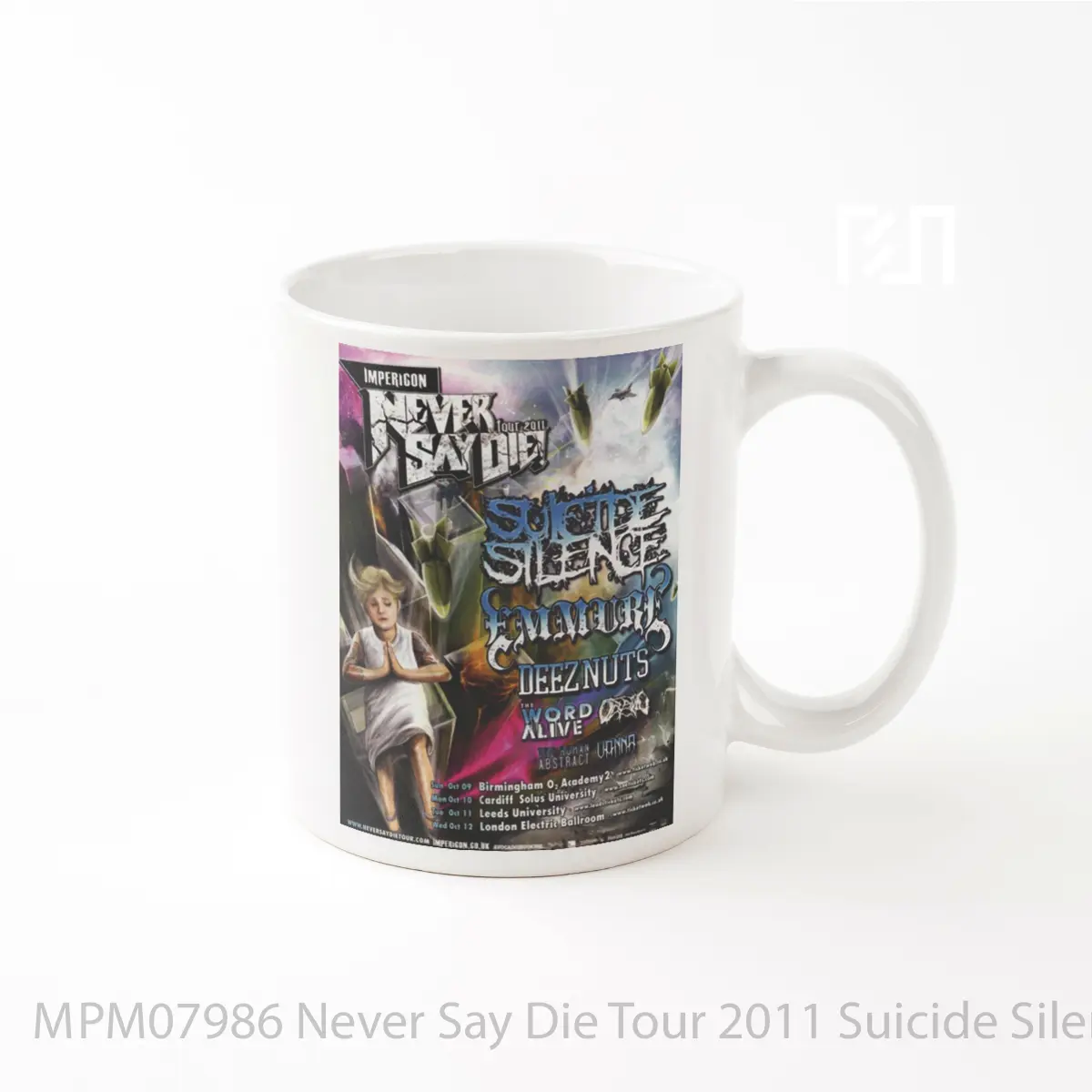 Mug Never Say Die Tour 2011 Suicide Silence MPM07986