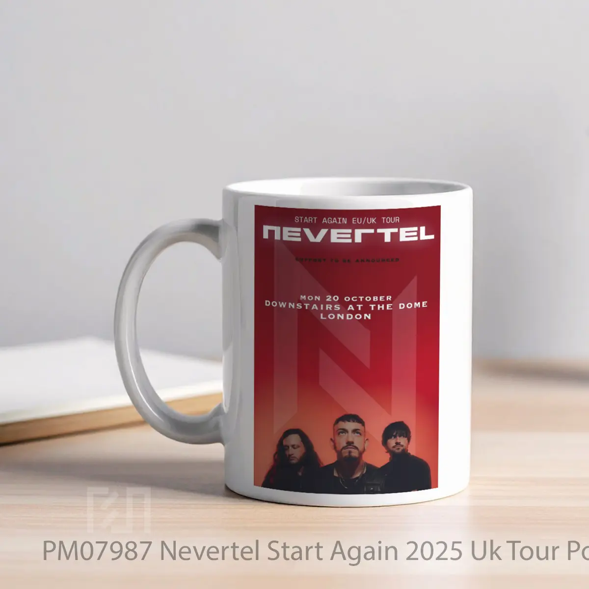 Mug Nevertel Start Again 2025 Uk Tour MPM07987 - All-side / Desain