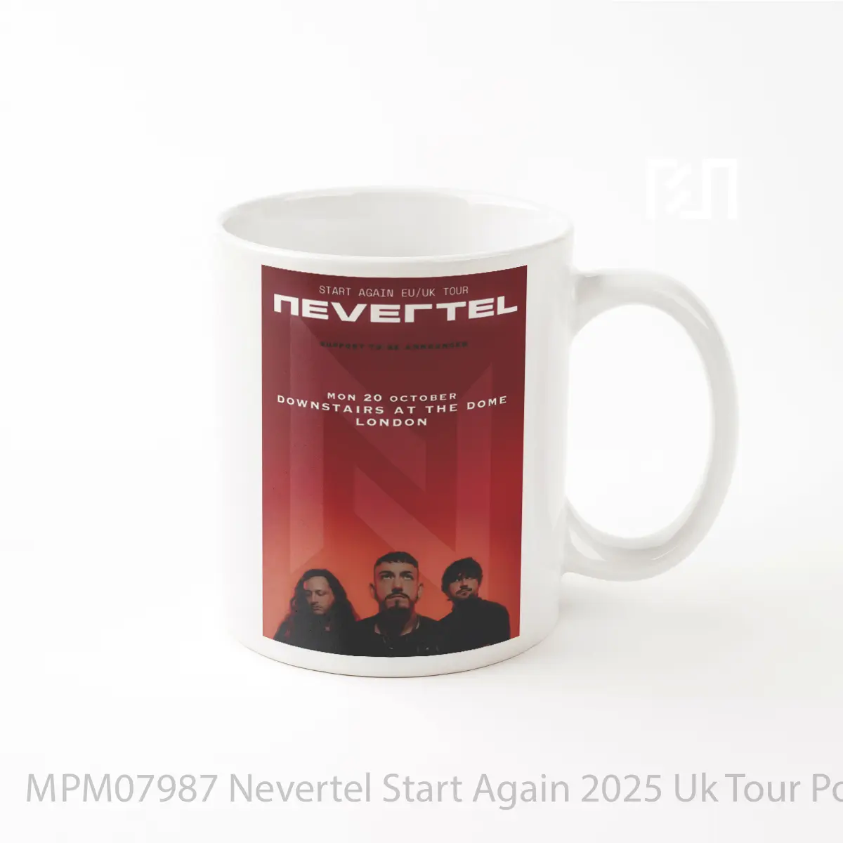 Mug Nevertel Start Again 2025 Uk Tour MPM07987