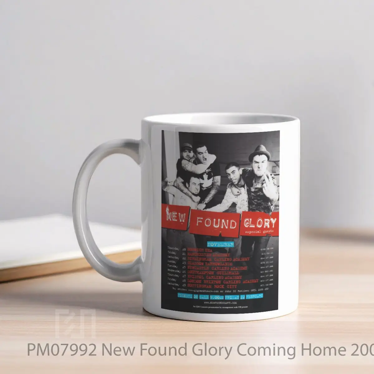 Mug New Found Glory Coming Home 2008 Uk Tour Print MPM07992 - All-side / Desain