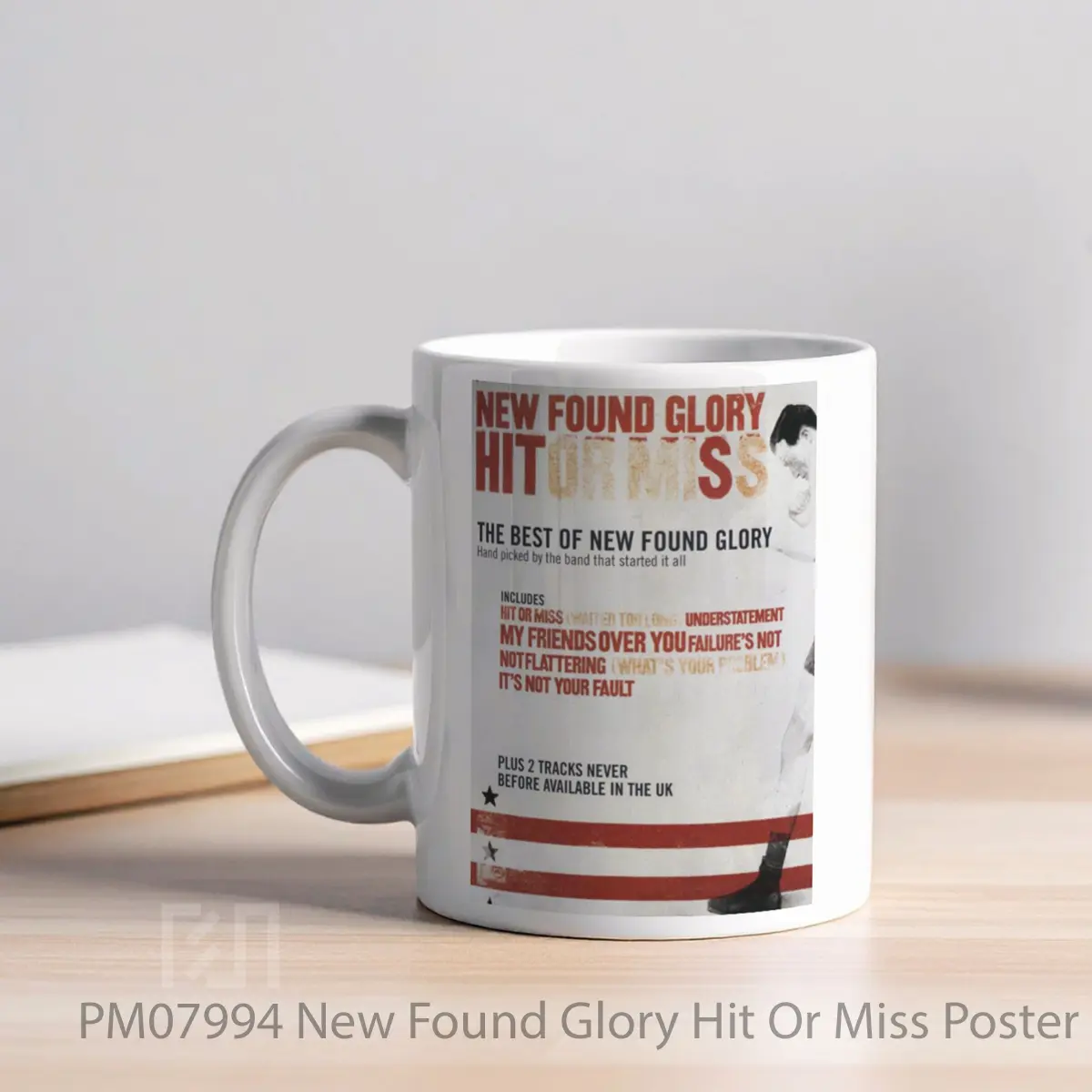 Mug New Found Glory Hit Or Miss MPM07994 - All-side / Desain