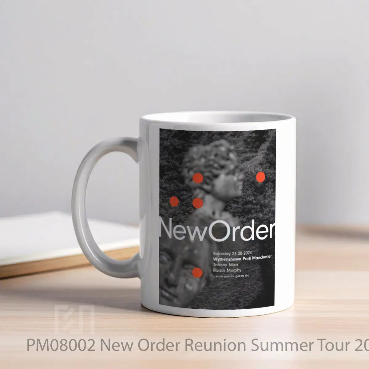 Mug New Order Reunion Summer Tour 2024 Manchester Wythenshawe Park MPM08002 - All-side / Desain