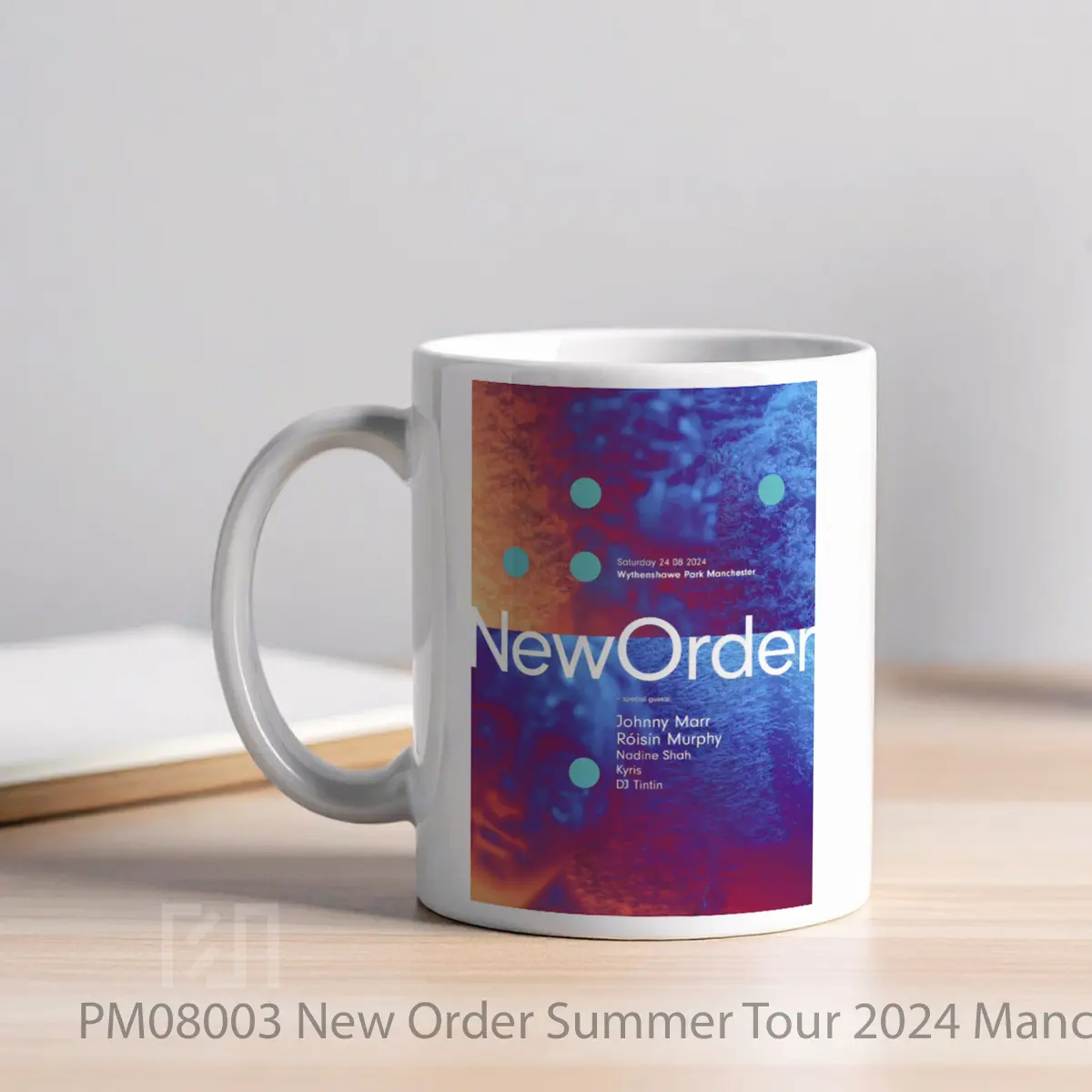 Mug New Order Summer Tour 2024 Manchester MPM08003 - All-side / Desain