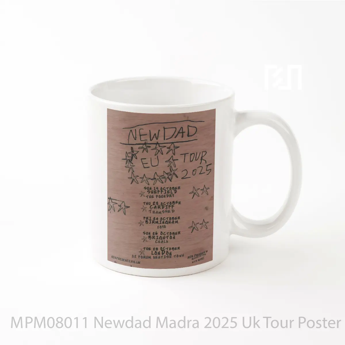 Mug Newdad Madra 2025 Uk Tour MPM08011