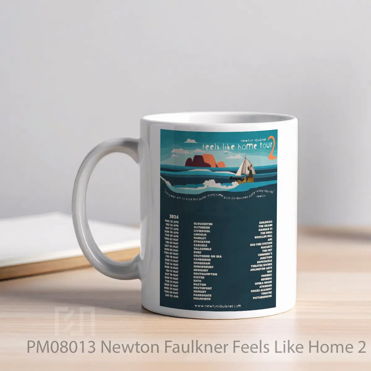 Mug Newton Faulkner Feels Like Home 2 Uk Tour 2024 MPM08013 - All-side / Desain