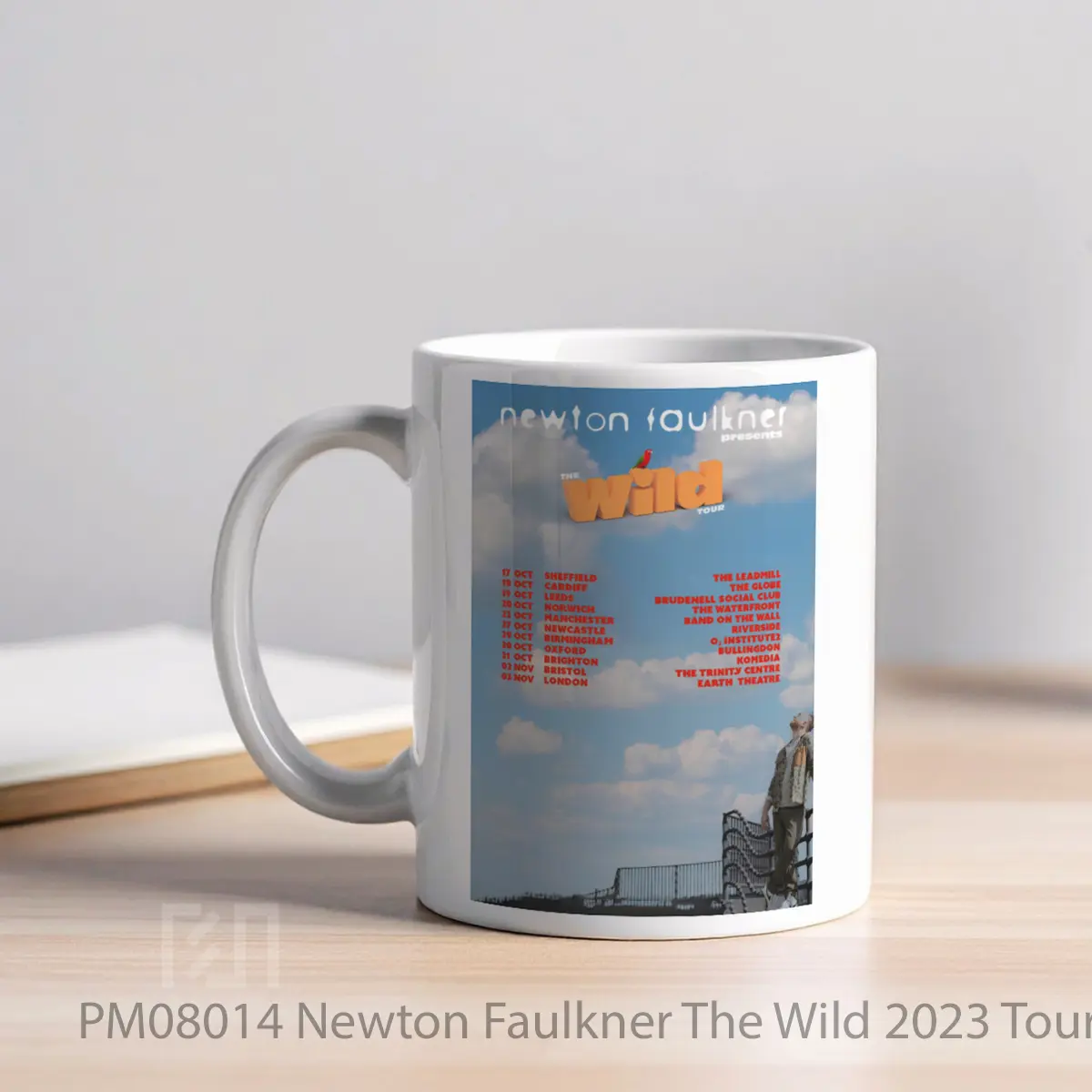 Mug Newton Faulkner The Wild 2023 Tour MPM08014 - All-side / Desain