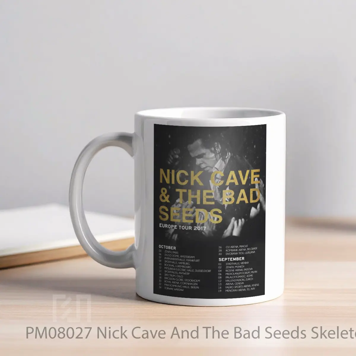 Mug Nick Cave And The Bad Seeds Skeleton Tree Europe Tour 2017 MPM08027 - All-side / Desain