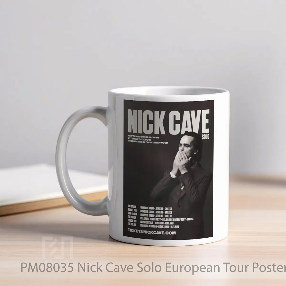 Mug Nick Cave Solo European Tour MPM08035 - All-side / Desain