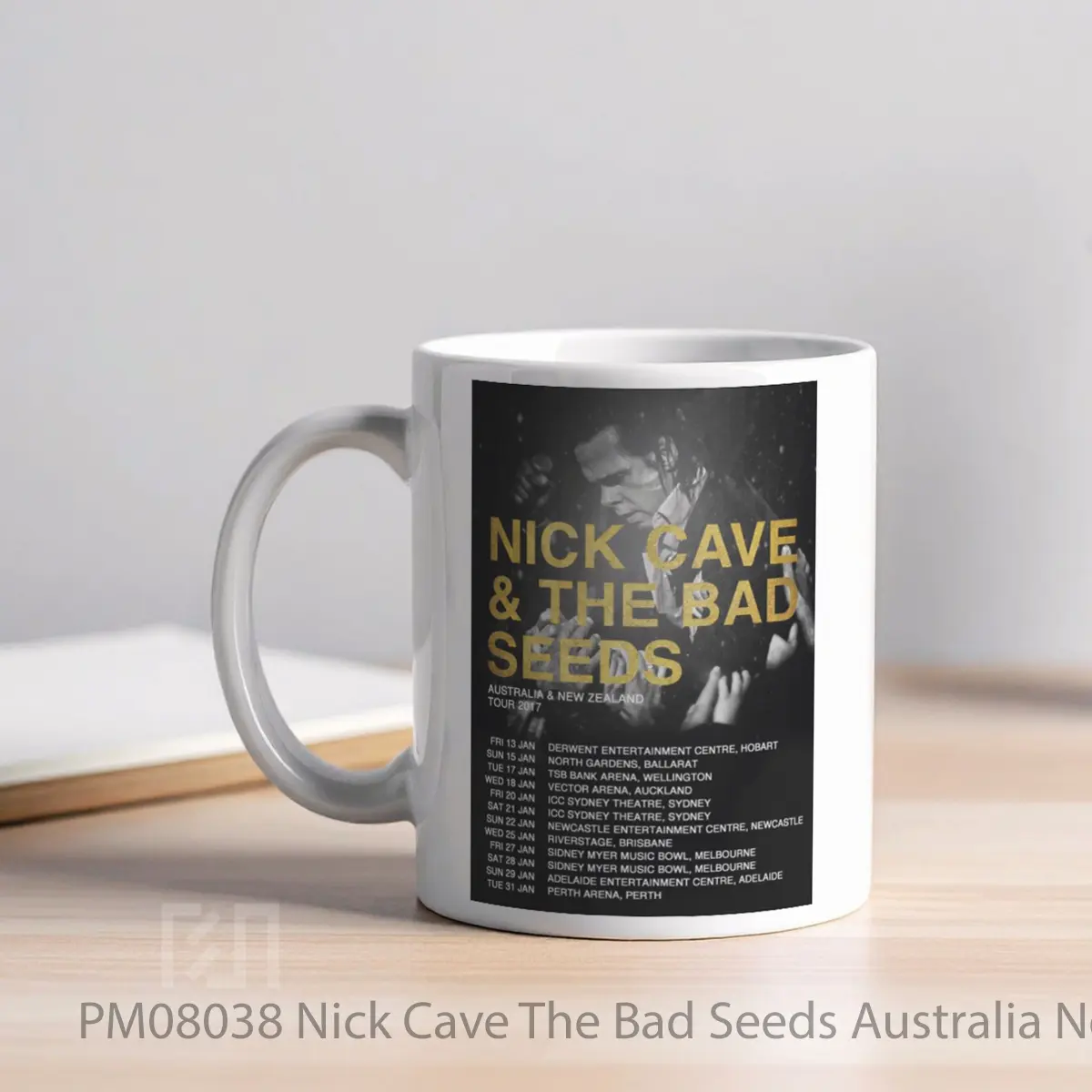 Mug Nick Cave The Bad Seeds Australia New Zealand Tour Print MPM08038 - All-side / Desain