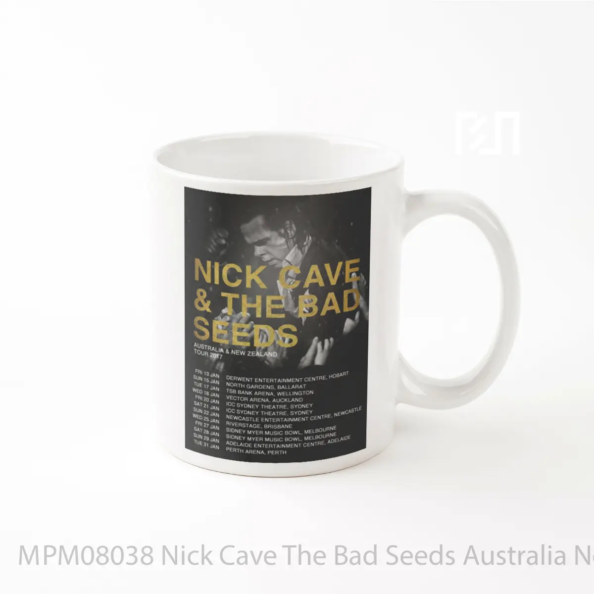 Mug Nick Cave The Bad Seeds Australia New Zealand Tour Print MPM08038
