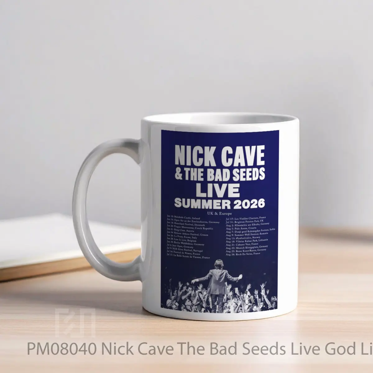 Mug Nick Cave The Bad Seeds Live God Live Summer 2026 MPM08040 - All-side / Desain